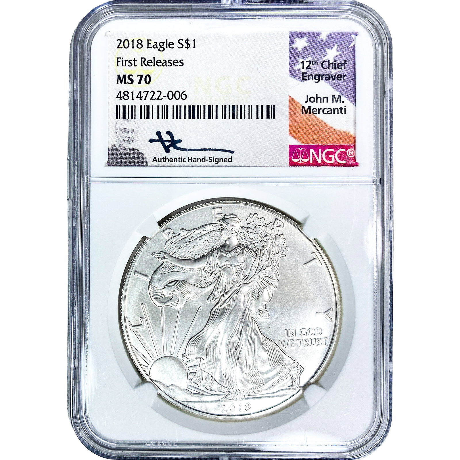 2023 Silver Eagle NGC MS70: 2023 Silver Eagle NGC MS70