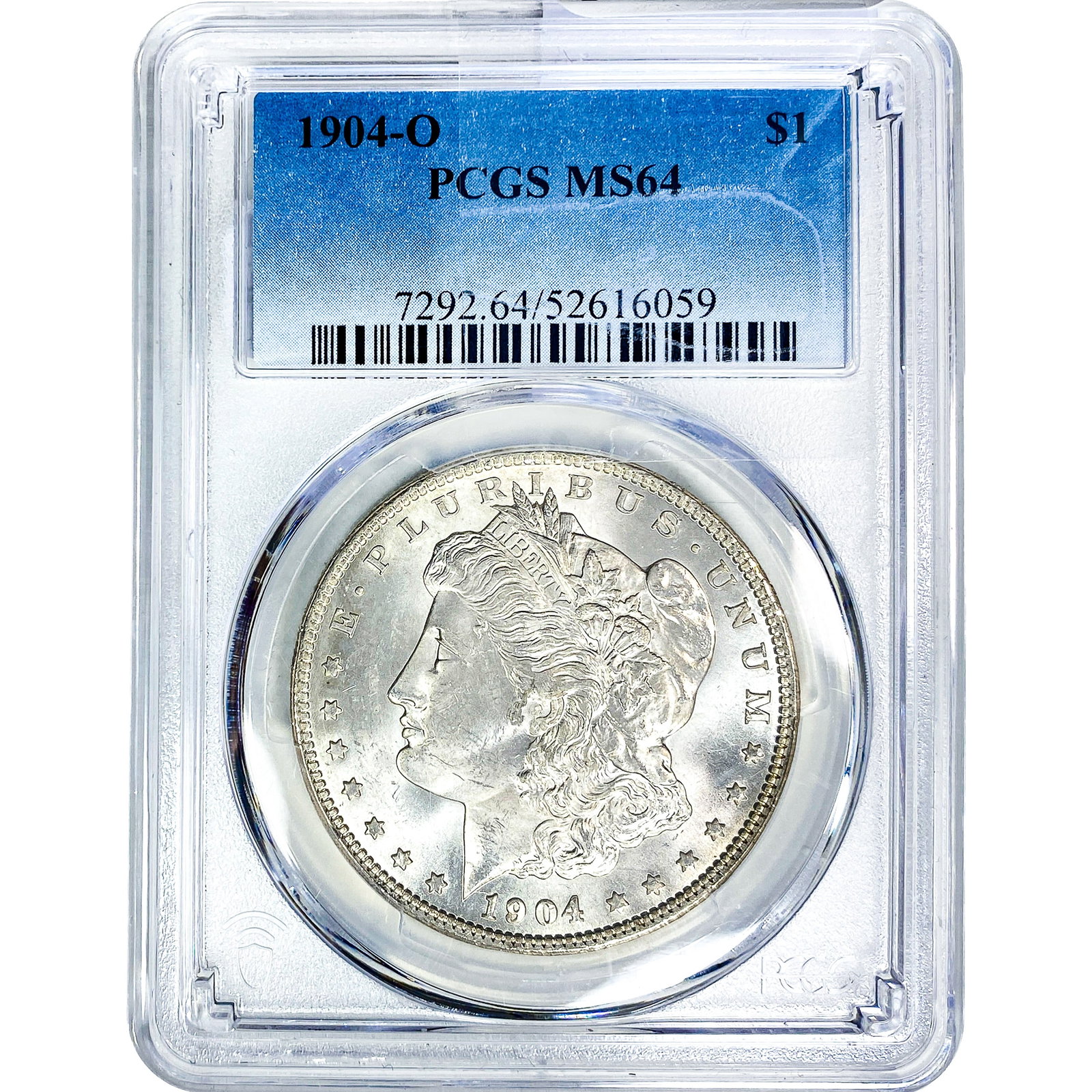 1904-O Morgan Silver Dollar PCGS MS64: 1904-O Morgan Silver Dollar PCGS MS64