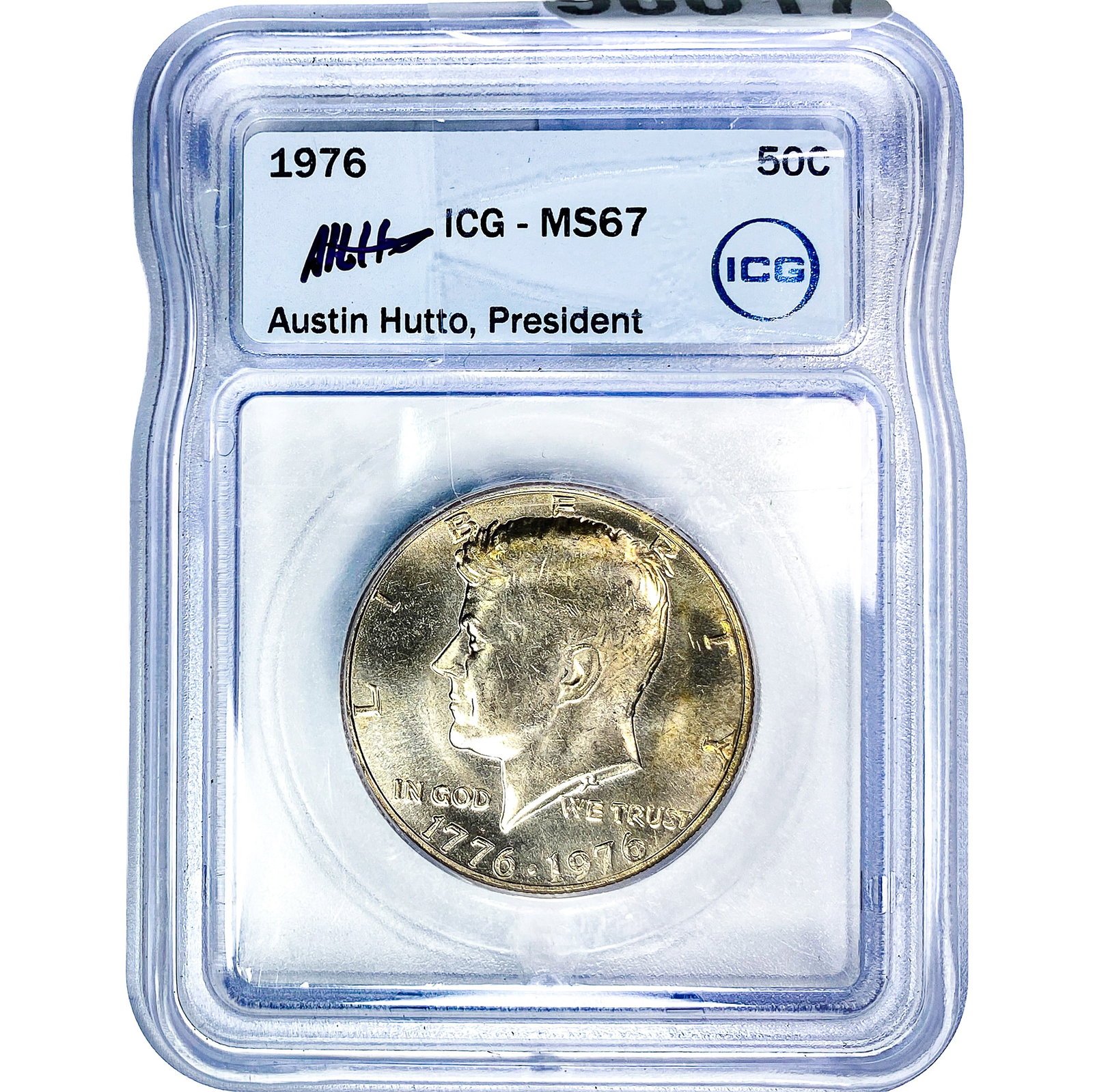 1976 Kennedy Half Dollar ICG MS67: 1976 Kennedy Half Dollar ICG MS67
