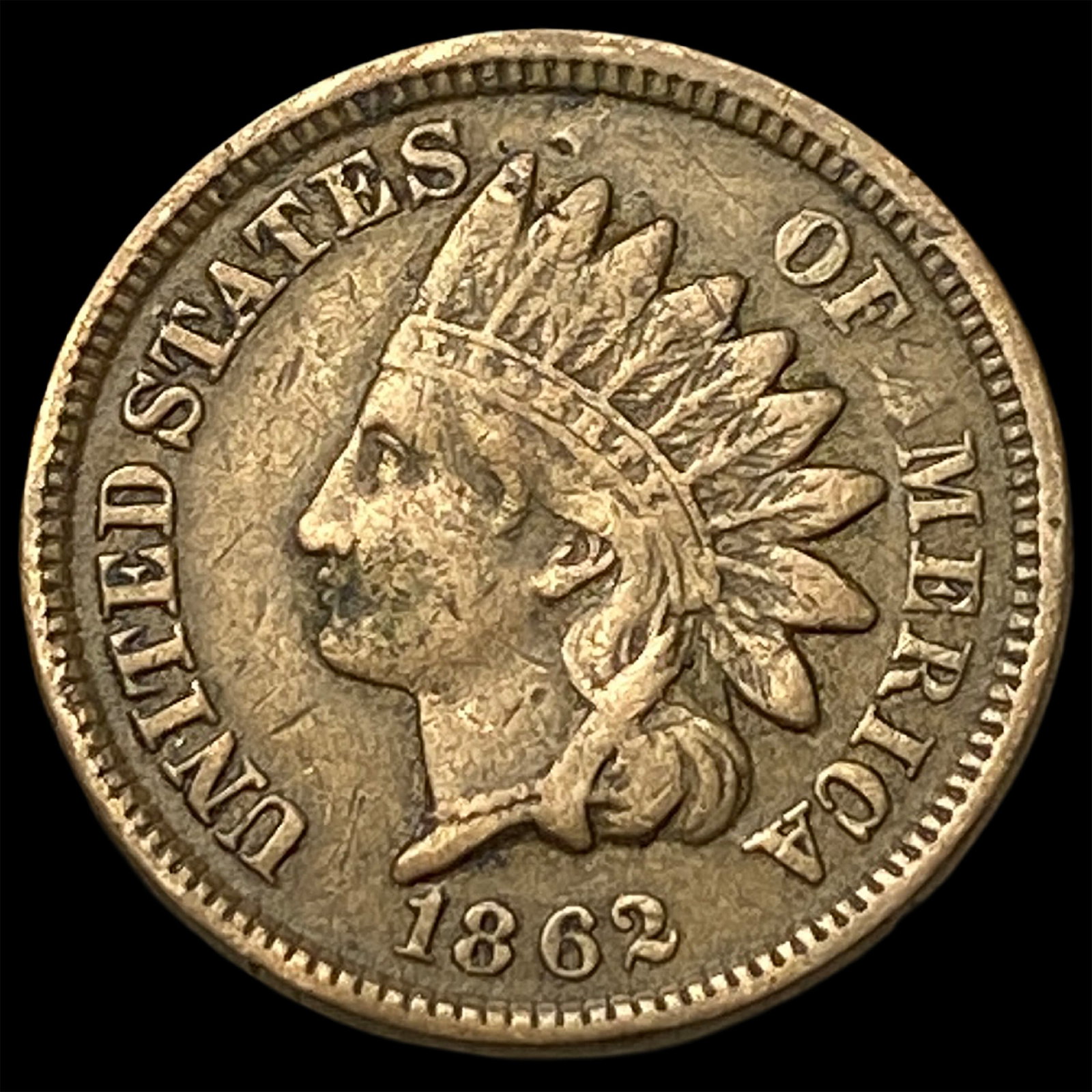 1862 Indian Head Cent CHOICE AU: 1862 Indian Head Cent CHOICE AU