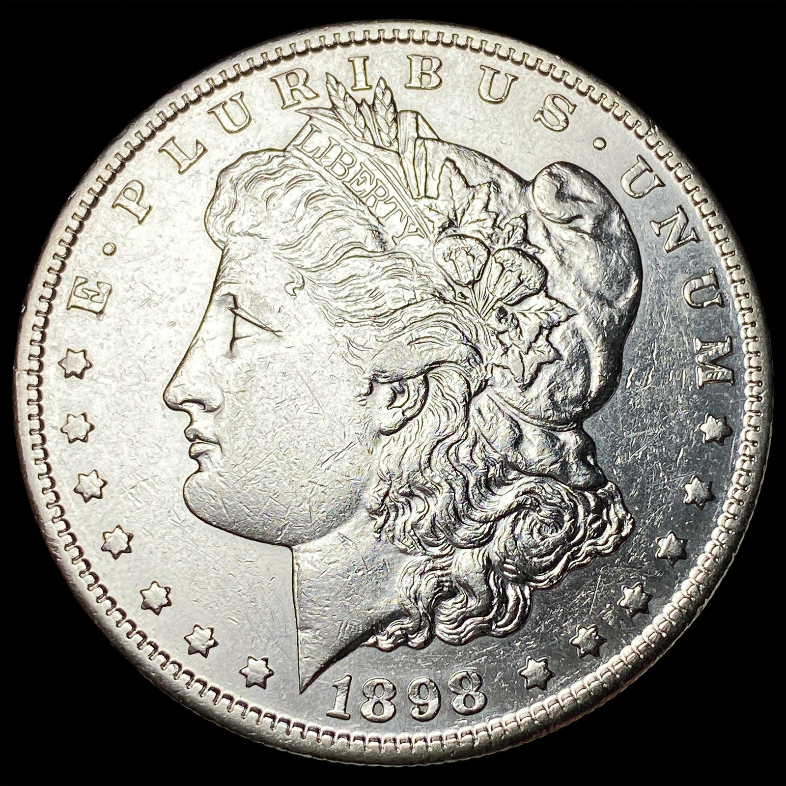 1898-S Silver Morgan Dollar CLOSELY UNCIRCULATED: 1898-S Silver Morgan Dollar CLOSELY UNCIRCULATED