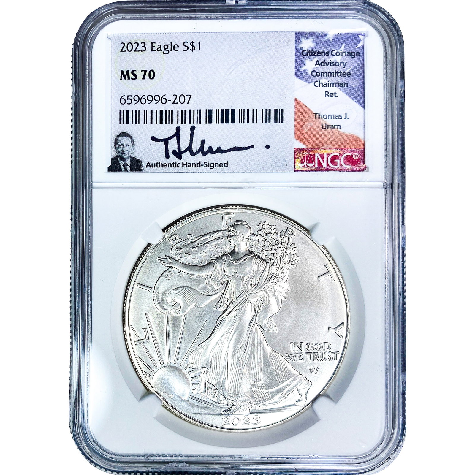2023 Silver Eagle NGC MS70: 2023 Silver Eagle NGC MS70