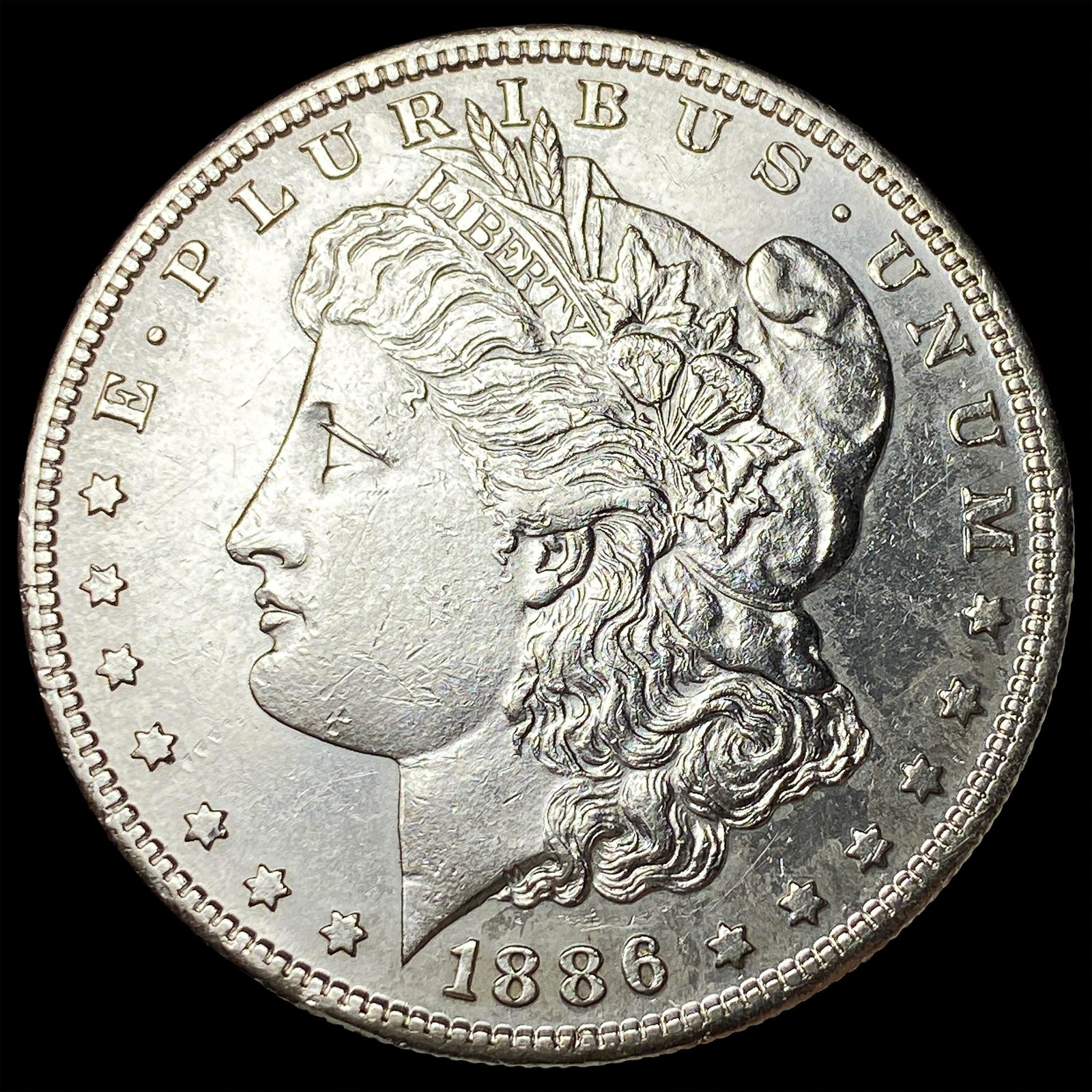 1886 Morgan Silver Dollar CLOSELY UNCIRCULATED: 1886 Morgan Silver Dollar CLOSELY UNCIRCULATED