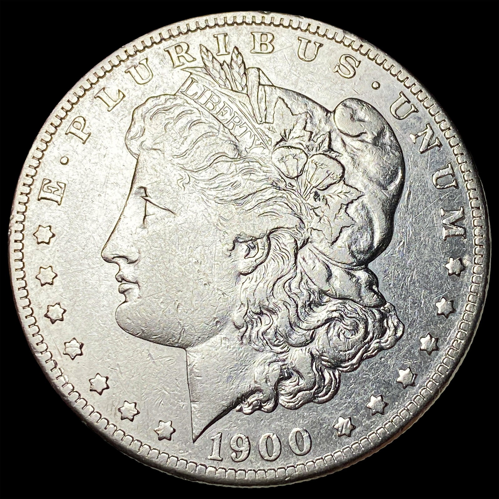 1900-S Silver Morgan Dollar LIGHTLY CIRCULATED: 1900-S Silver Morgan Dollar LIGHTLY CIRCULATED