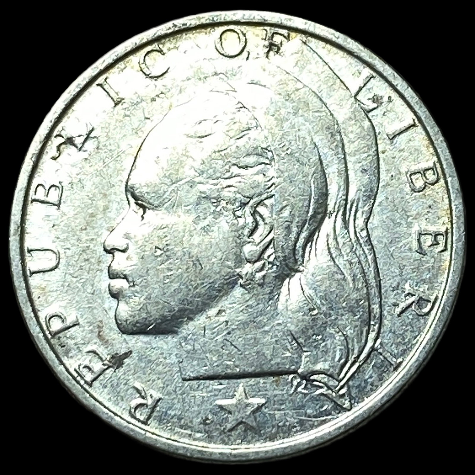 1960 Liberia Silver 10 Cents KM#15: 1960 Liberia Silver 10 Cents KM#15