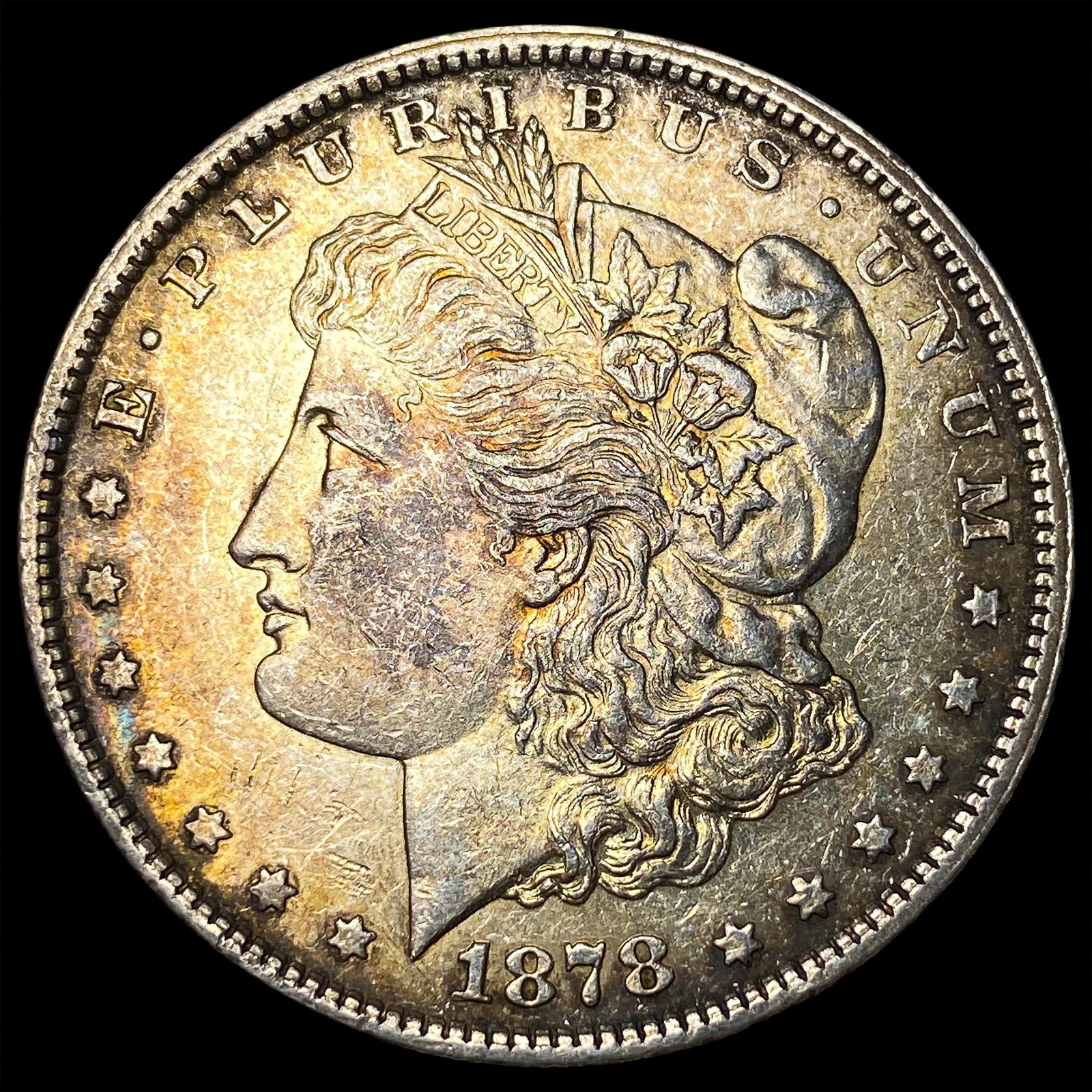 1878 Silver Morgan Dollar CLOSELY UNCIRCULATED: 1878 Silver Morgan Dollar CLOSELY UNCIRCULATED