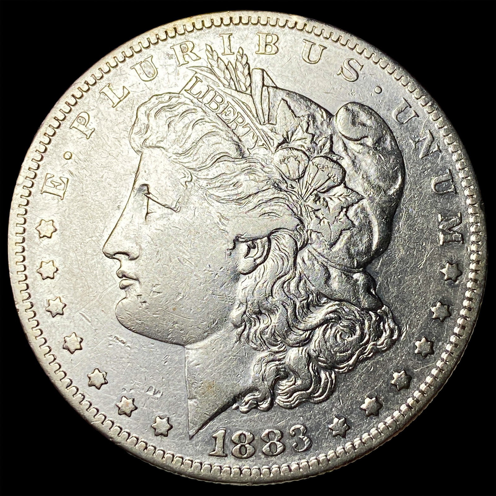 1883-S Silver Morgan Dollar CLOSELY UNCIRCULATED: 1883-S Silver Morgan Dollar CLOSELY UNCIRCULATED