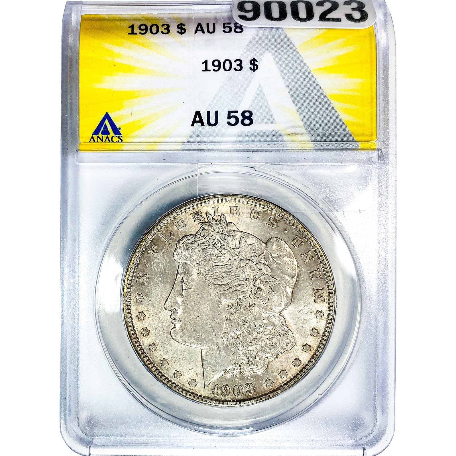 1903 Morgan Silver Dollar ANACS AU58: 1903 Morgan Silver Dollar ANACS AU58