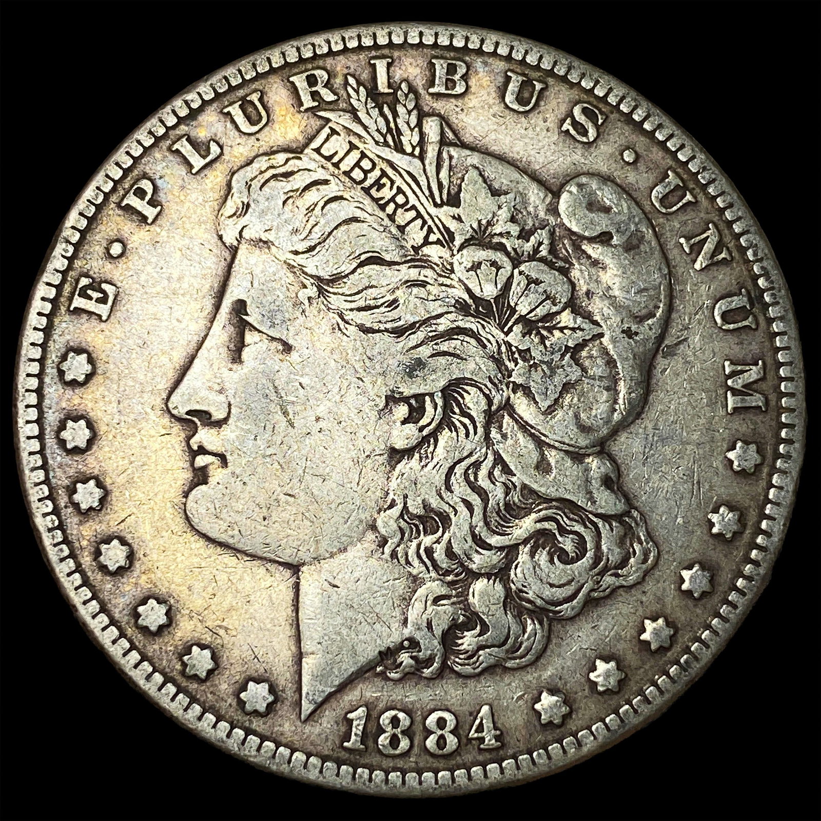 1884 Morgan Silver Dollar LIGHTLY CIRCULATED: 1884 Morgan Silver Dollar LIGHTLY CIRCULATED