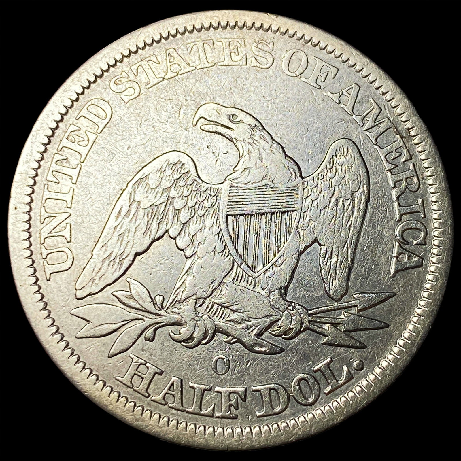 1845-O Silver Half Dollar LIGHTLY CIRCULATED - 2