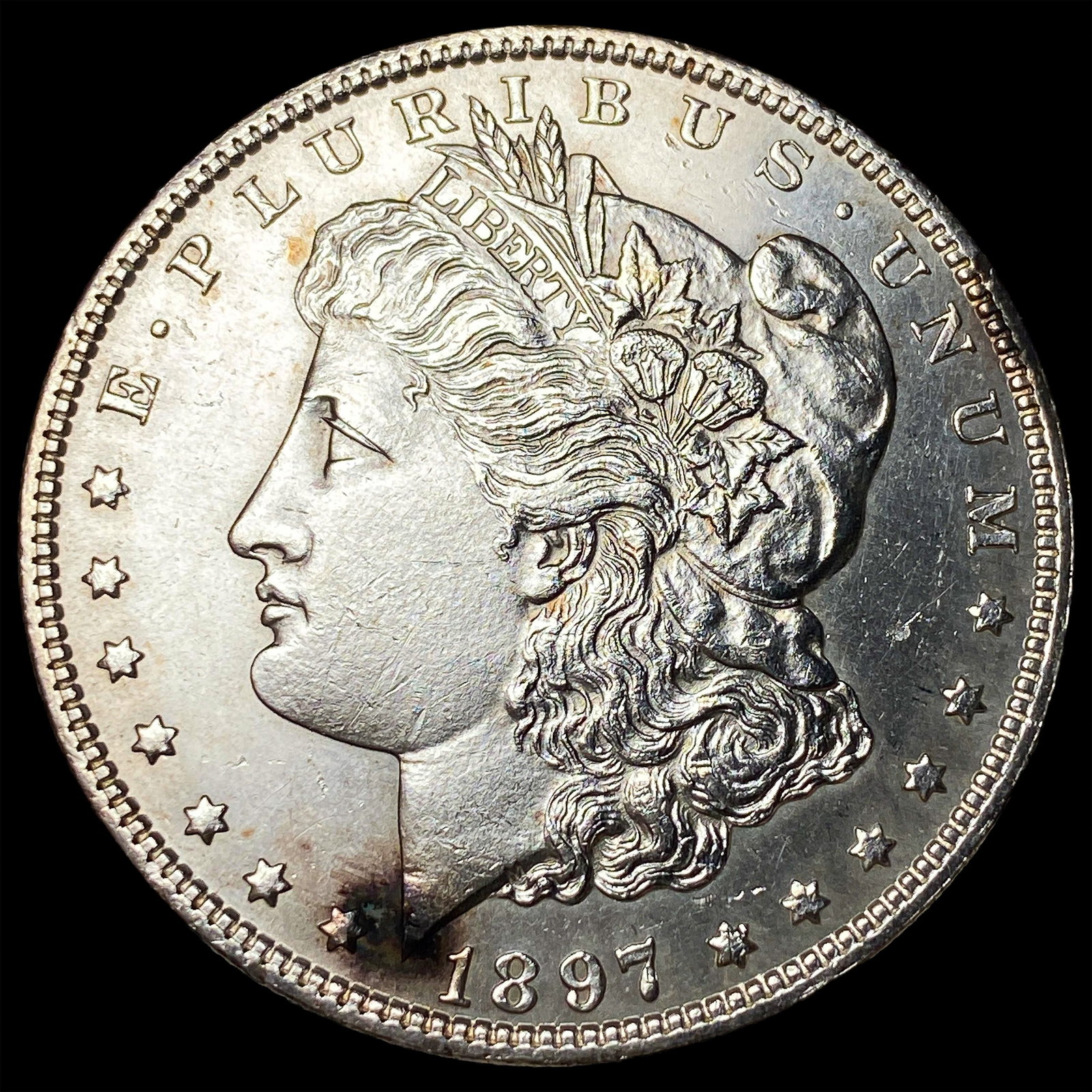 1897 Morgan Silver Dollar UNCIRCULATED: 1897 Morgan Silver Dollar UNCIRCULATED