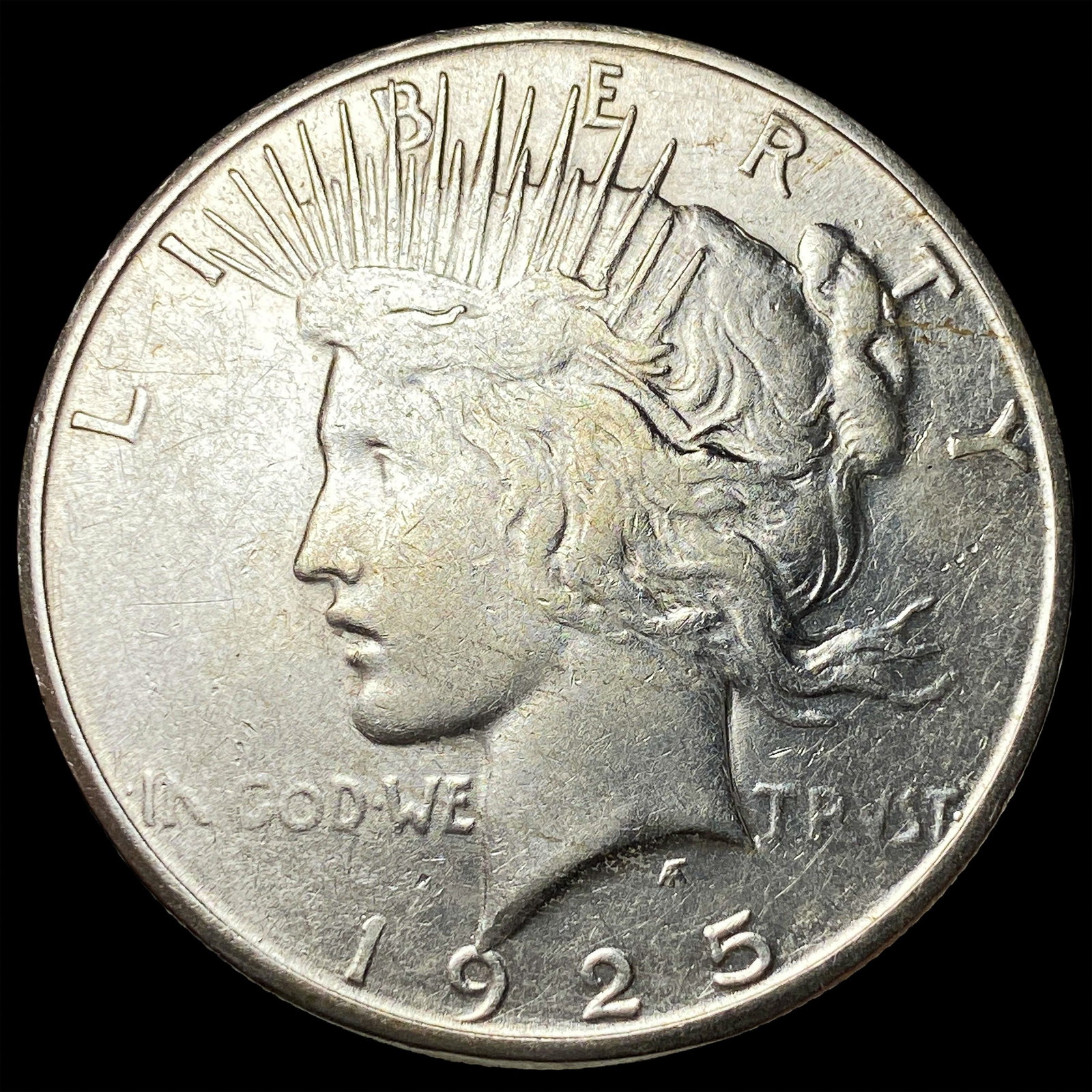 1925-S Silver Peace Dollar LIGHTLY CIRCULATED: 1925-S Silver Peace Dollar LIGHTLY CIRCULATED