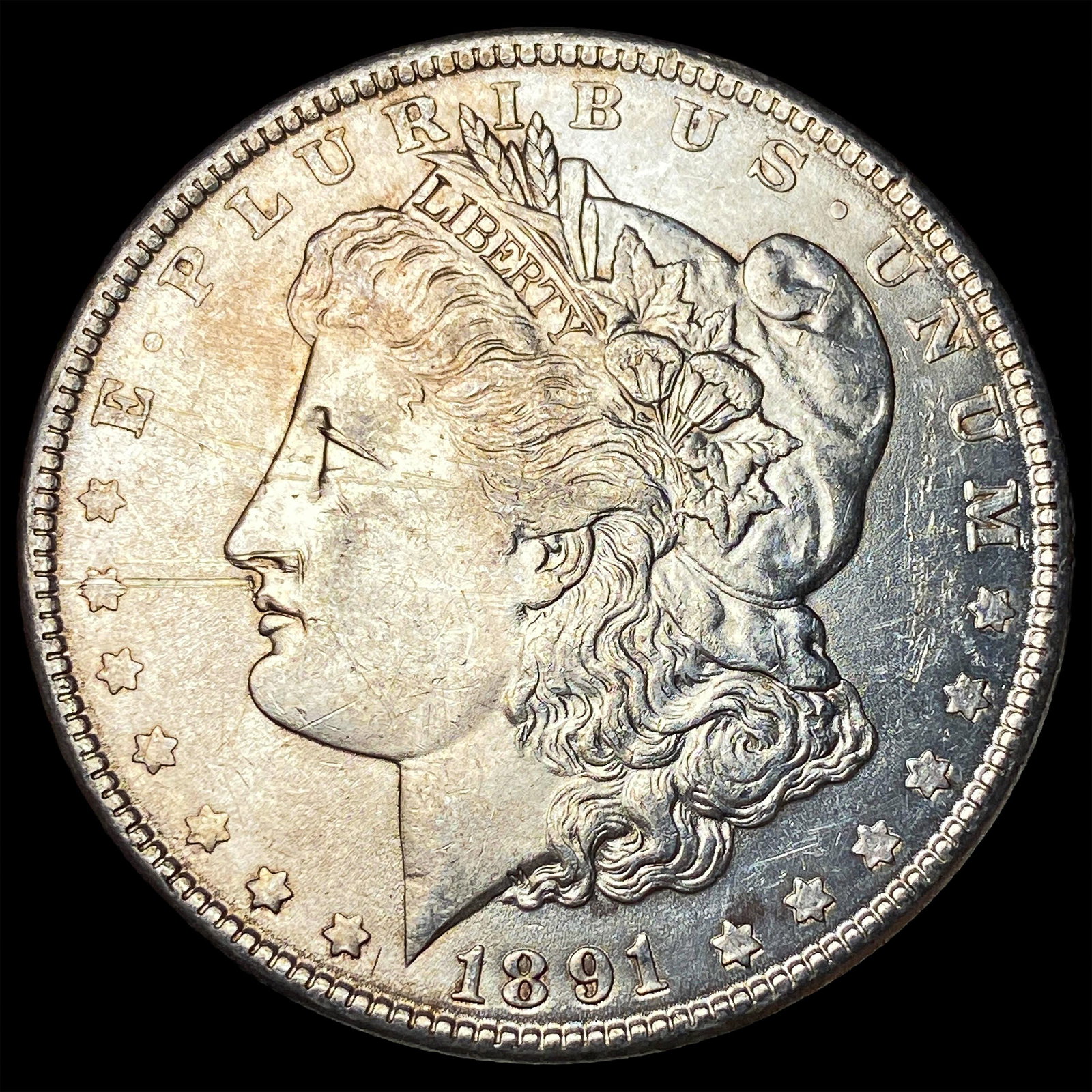 1891 Morgan Silver Dollar UNCIRCULATED: 1891 Morgan Silver Dollar UNCIRCULATED