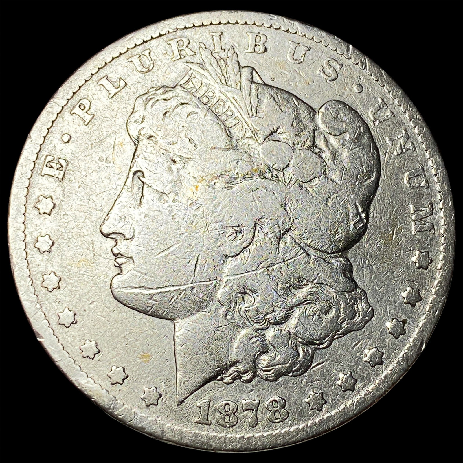 1878-S Silver Morgan Dollar NICELY CIRCULATED: 1878-S Silver Morgan Dollar NICELY CIRCULATED