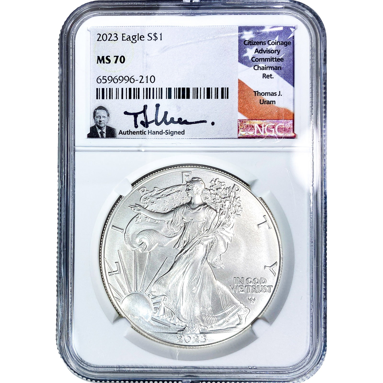 2023 Silver Eagle NGC MS70: 2023 Silver Eagle NGC MS70