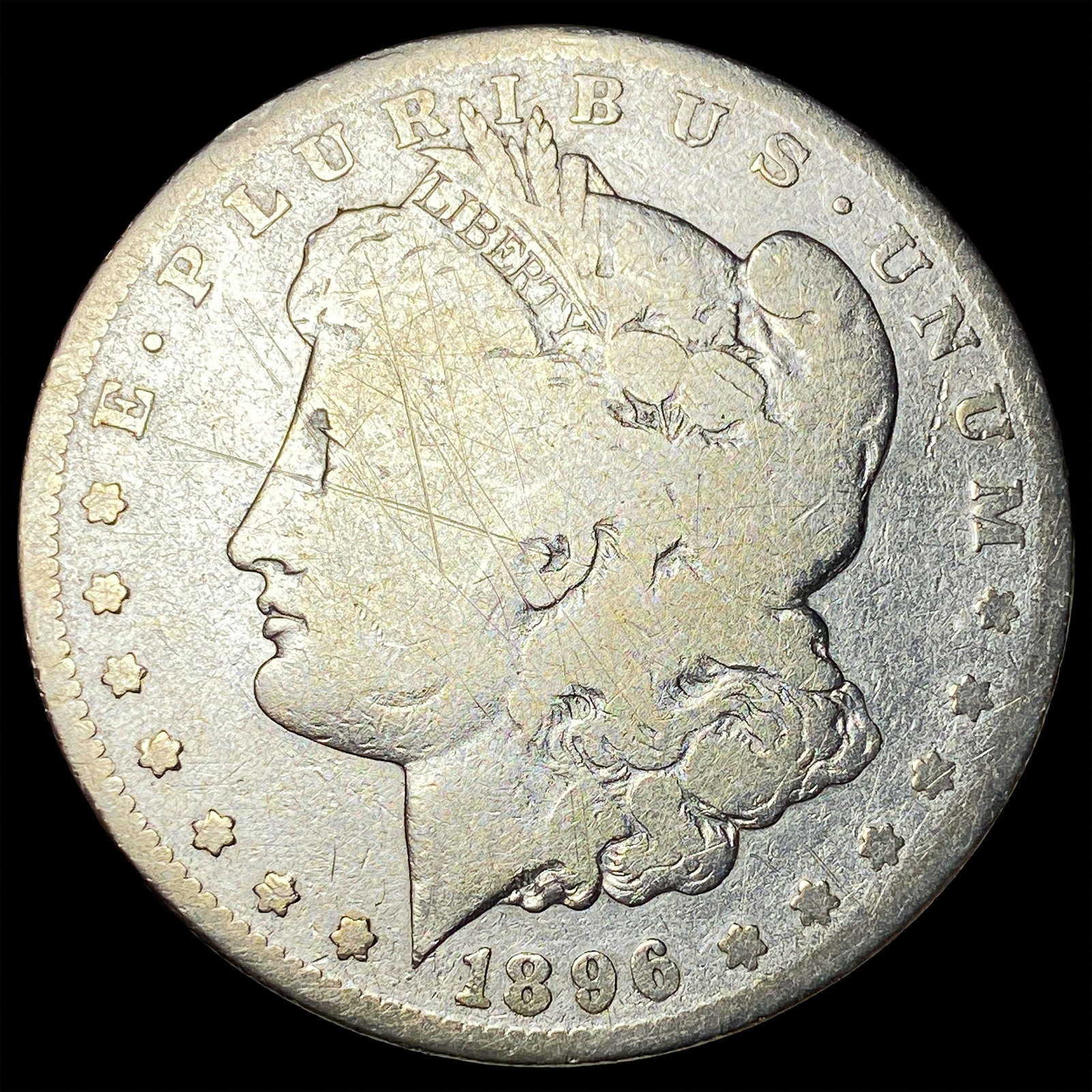 1896-S Silver Morgan Dollar NICELY CIRCULATED: 1896-S Silver Morgan Dollar NICELY CIRCULATED