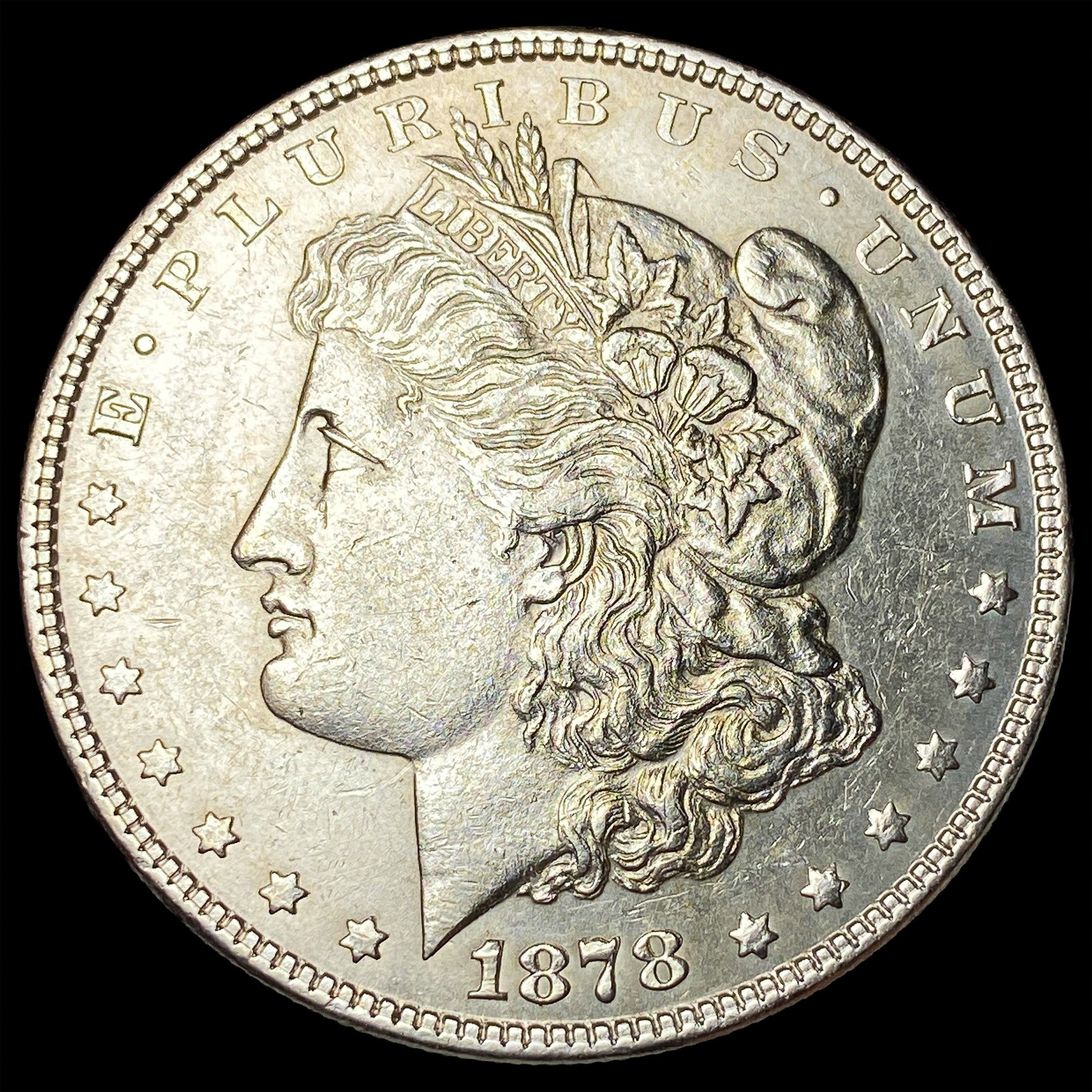 1878 Silver Morgan Dollar CLOSELY UNCIRCULATED: 1878 Silver Morgan Dollar CLOSELY UNCIRCULATED