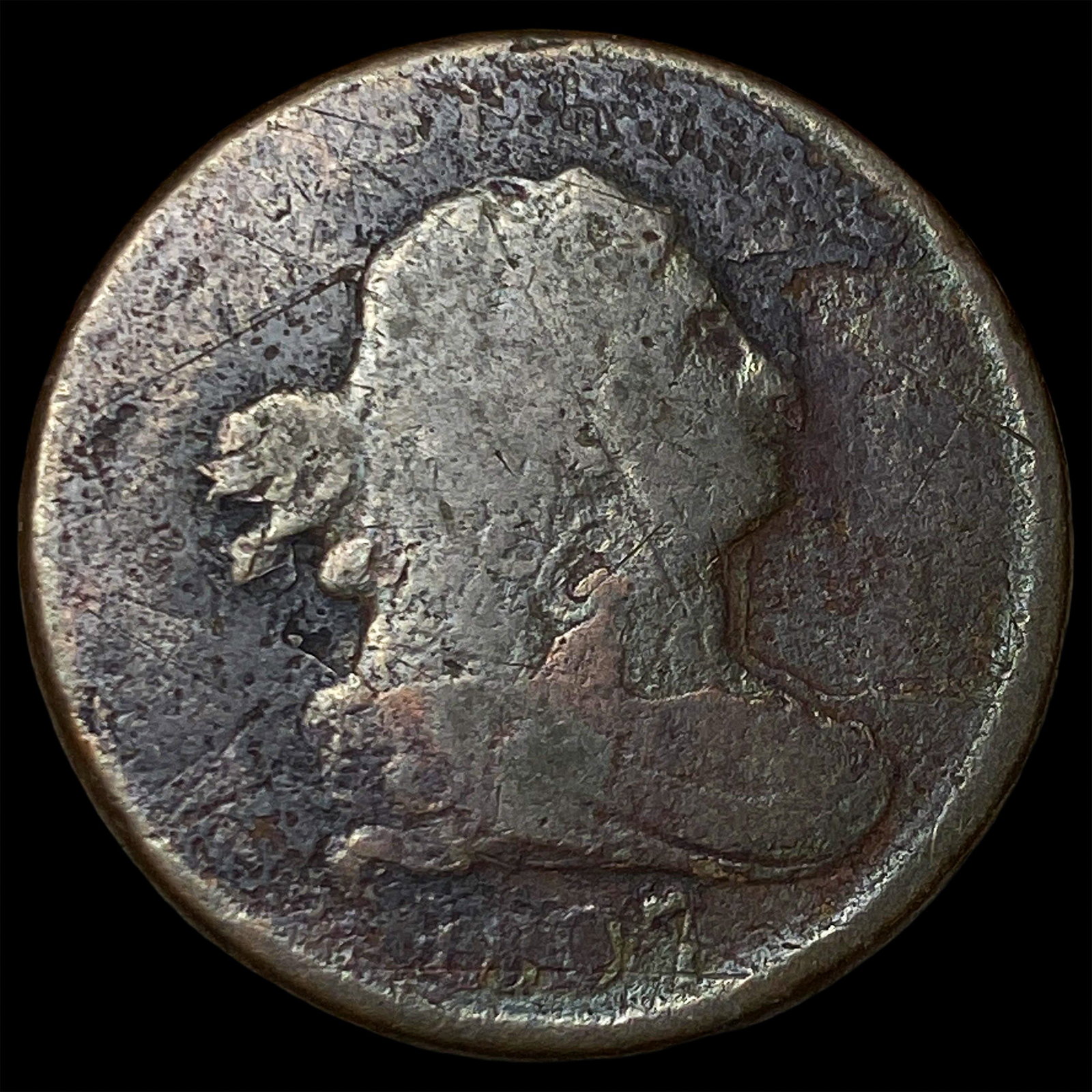 1794 Liberty Cap Large Cent NICELY CIRCULATED: 1794 Liberty Cap Large Cent NICELY CIRCULATED