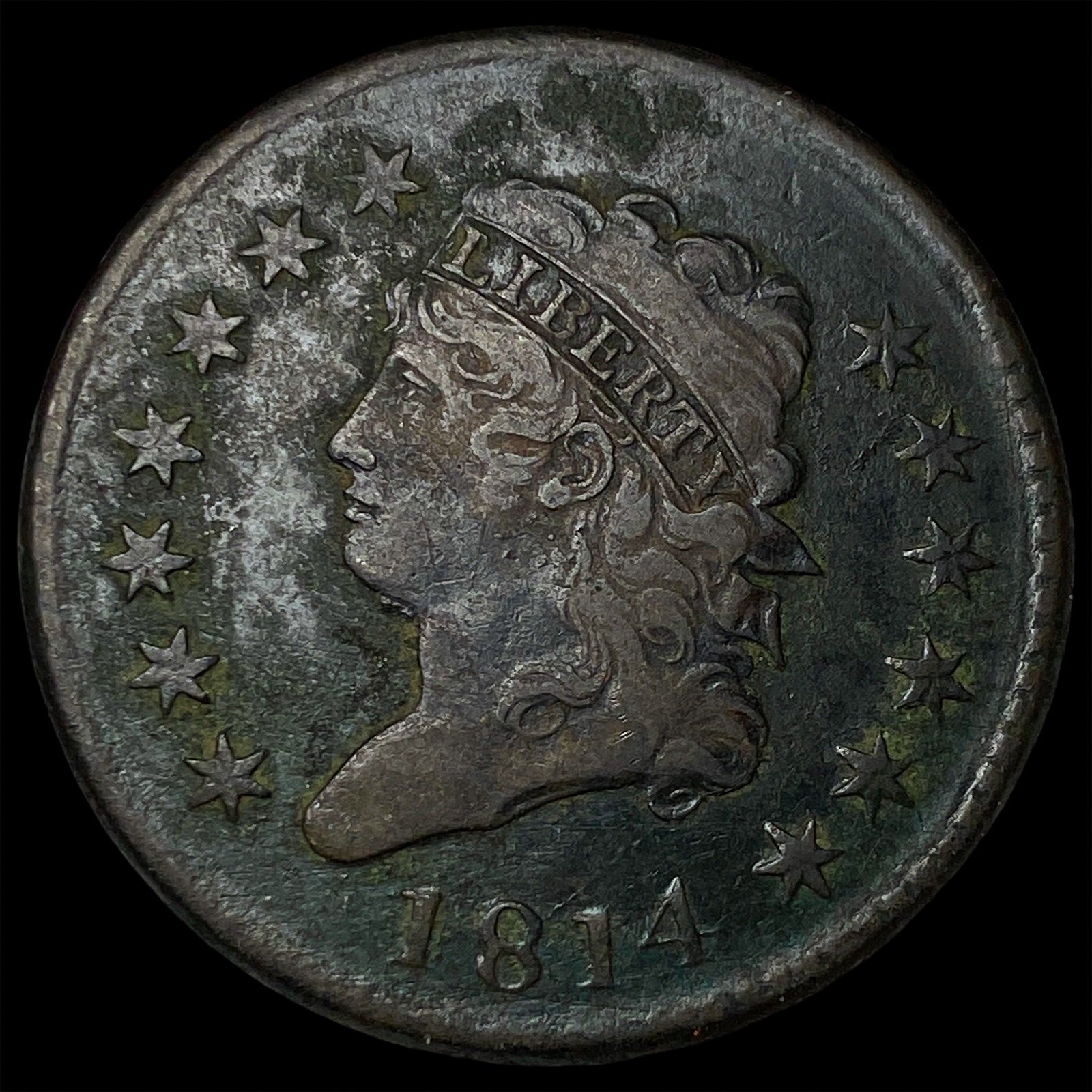1814 Classic Head Large Cent LIGHTLY CIRCULATED: 1814 Classic Head Large Cent LIGHTLY CIRCULATED