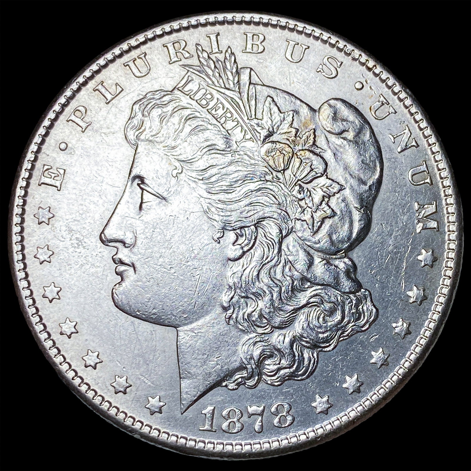 1878-S Silver Morgan Dollar CLOSELY UNCIRCULATED: 1878-S Silver Morgan Dollar CLOSELY UNCIRCULATED