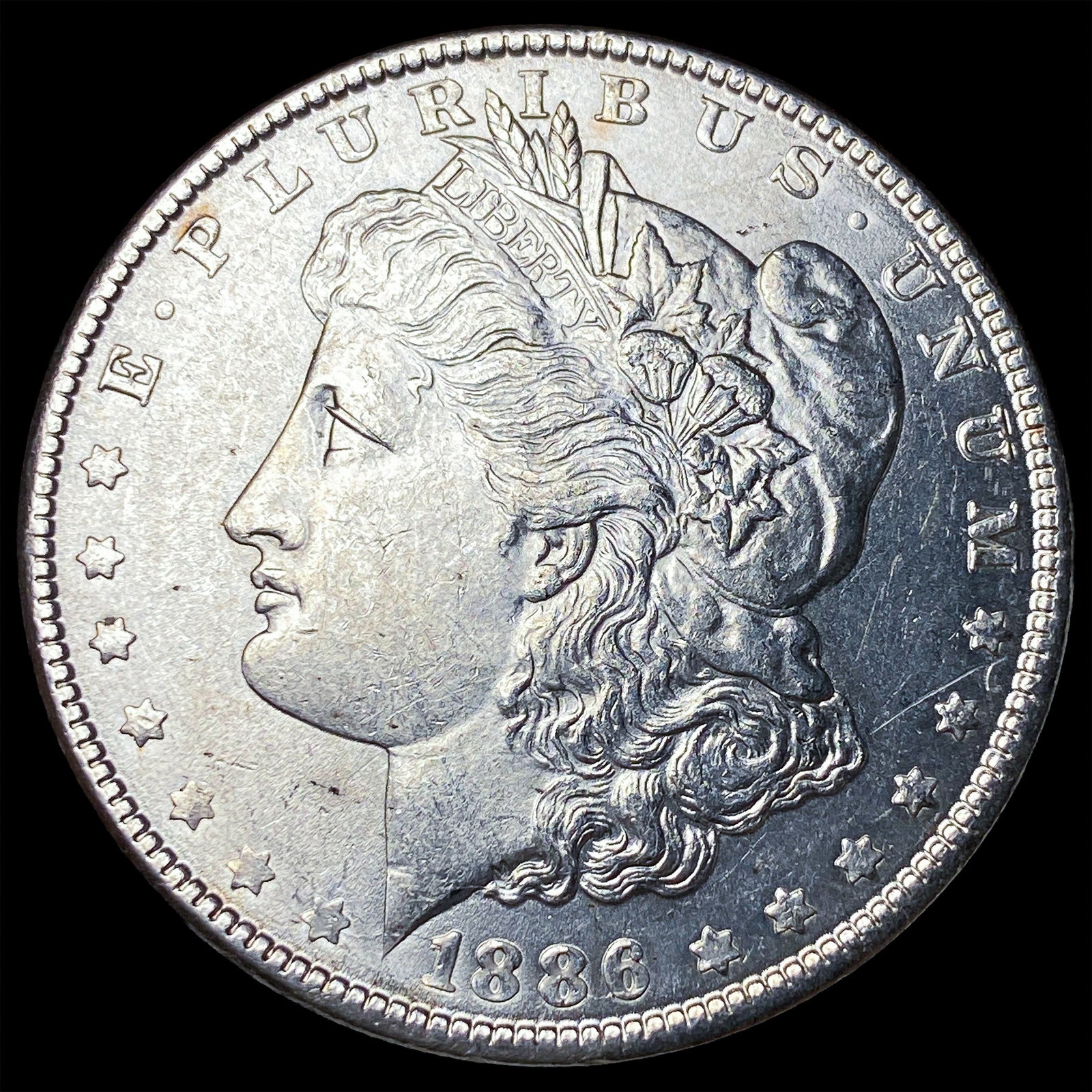 1886 Morgan Silver Dollar UNCIRCULATED: 1886 Morgan Silver Dollar UNCIRCULATED