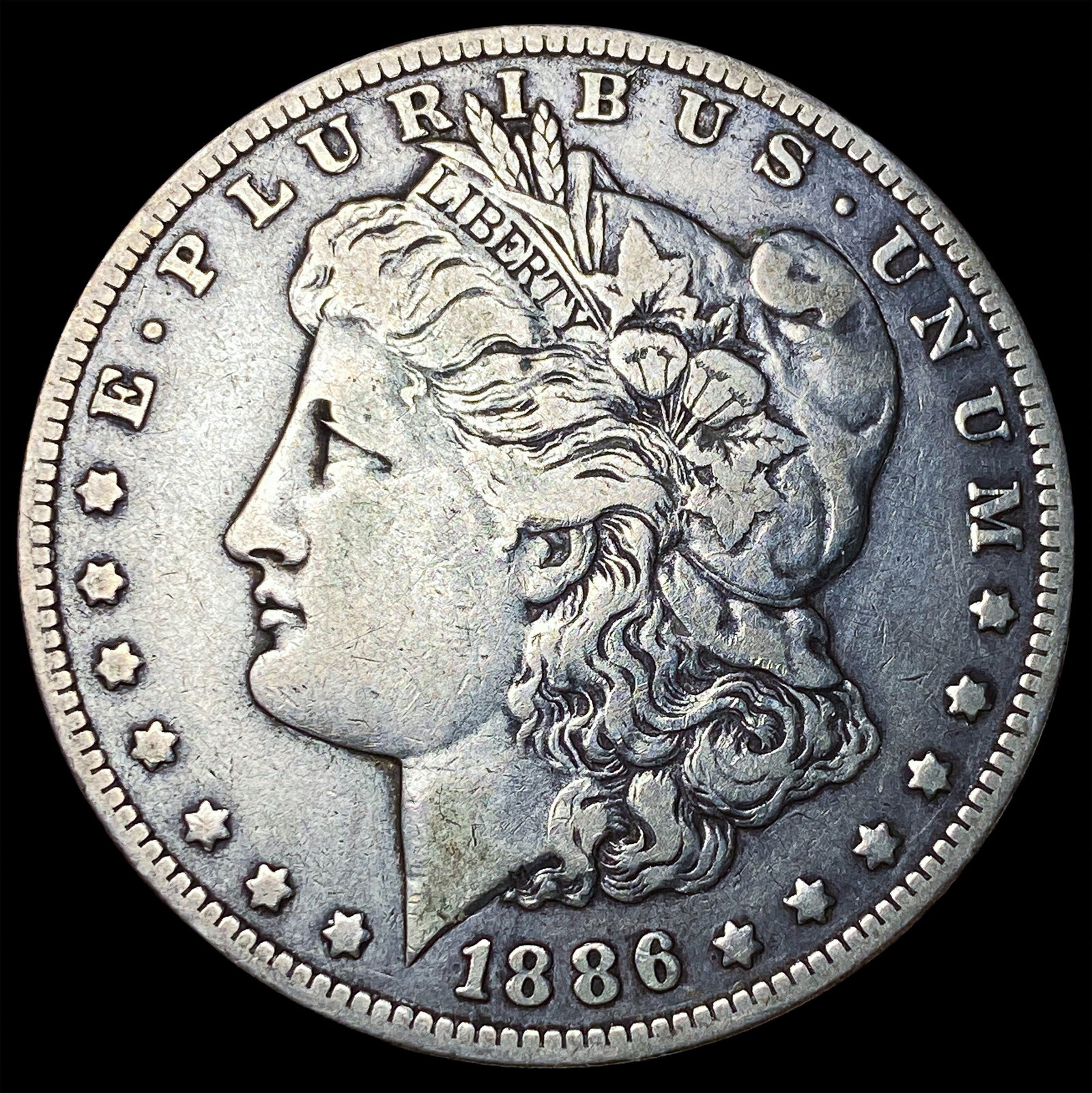 1886-O Silver Morgan Dollar LIGHTLY CIRCULATED: 1886-O Silver Morgan Dollar LIGHTLY CIRCULATED