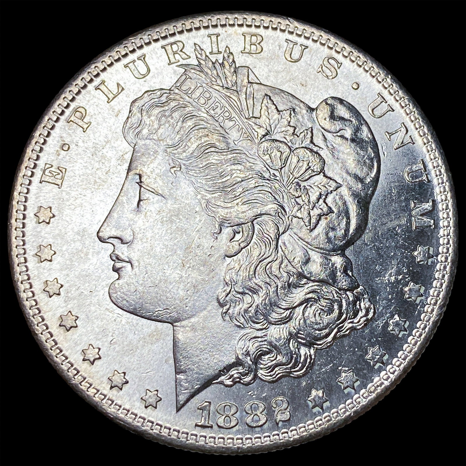 1882-S Silver Morgan Dollar NEARLY UNCIRCULATED: 1882-S Silver Morgan Dollar NEARLY UNCIRCULATED