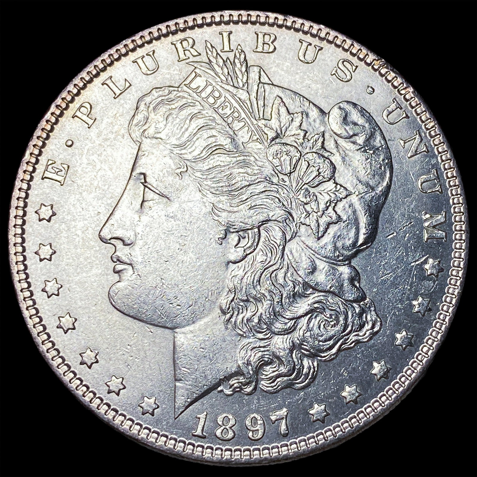 1897 Morgan Silver Dollar UNCIRCULATED: 1897 Morgan Silver Dollar UNCIRCULATED
