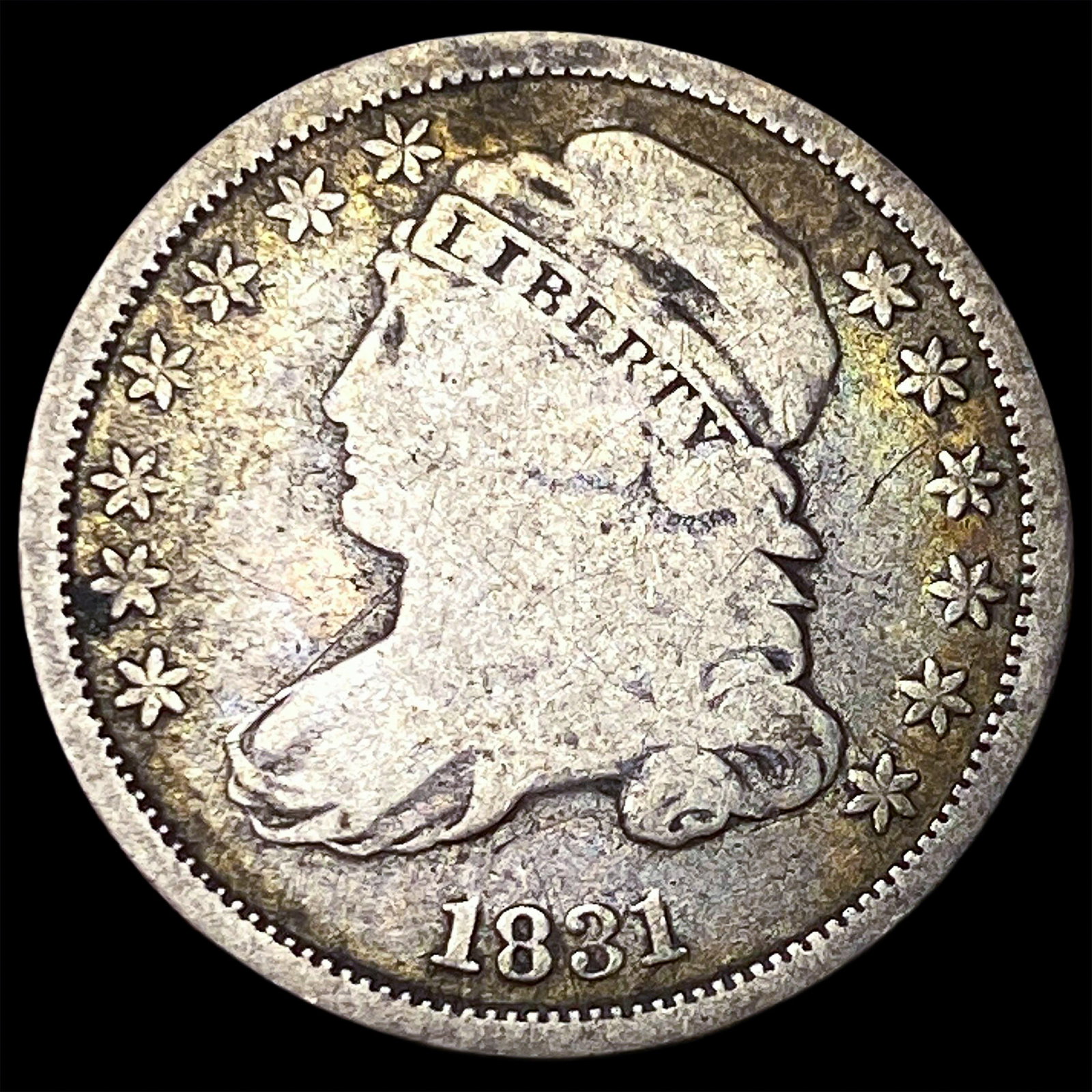 1831 Capped Bust Dime NICELY CIRCULATED: 1831 Capped Bust Dime NICELY CIRCULATED