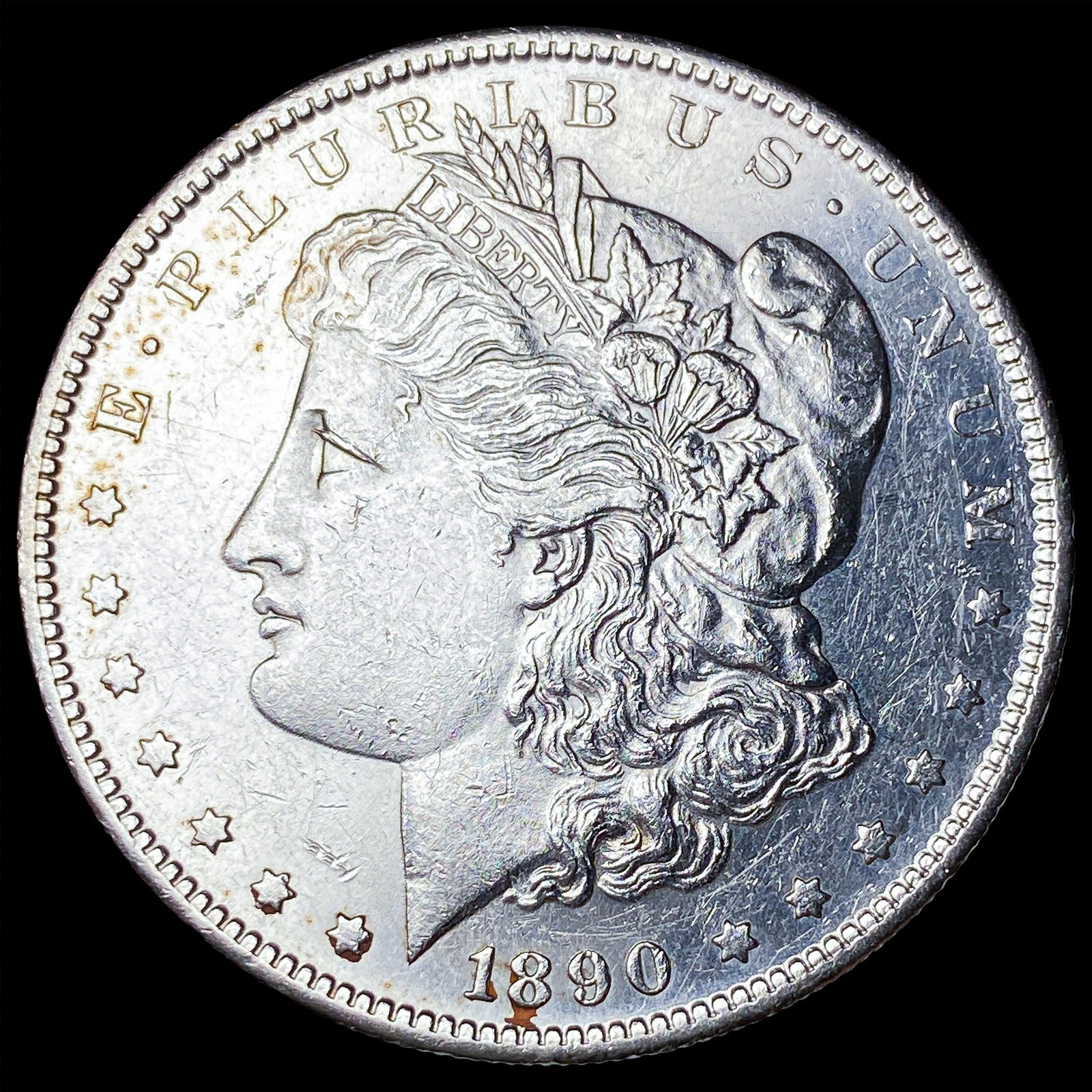 1890-S Silver Morgan Dollar UNCIRCULATED: 1890-S Silver Morgan Dollar UNCIRCULATED