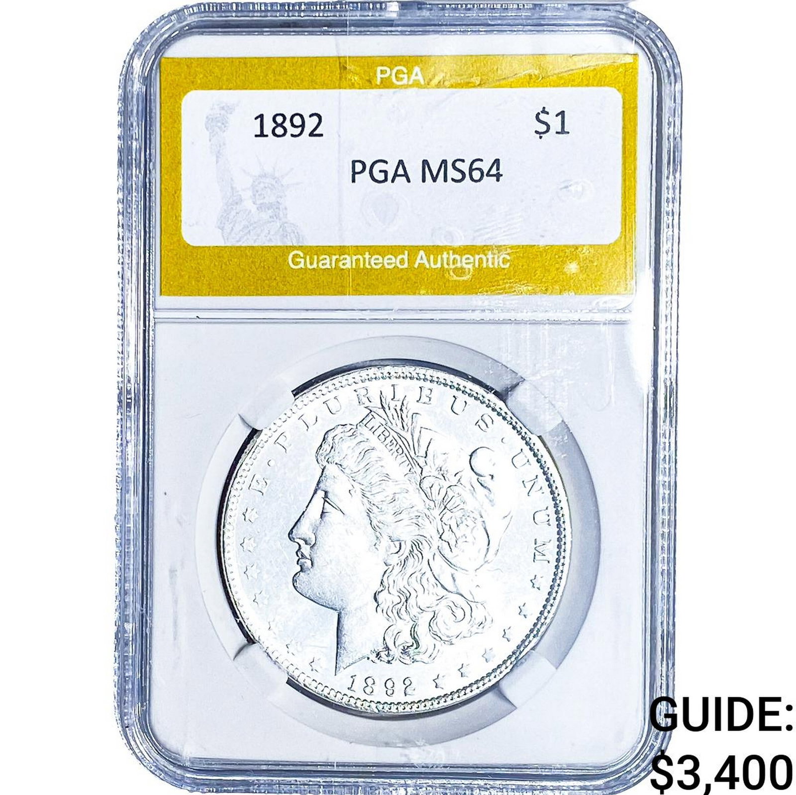1892 Morgan Silver Dollar PGA MS64 (1 of 2)