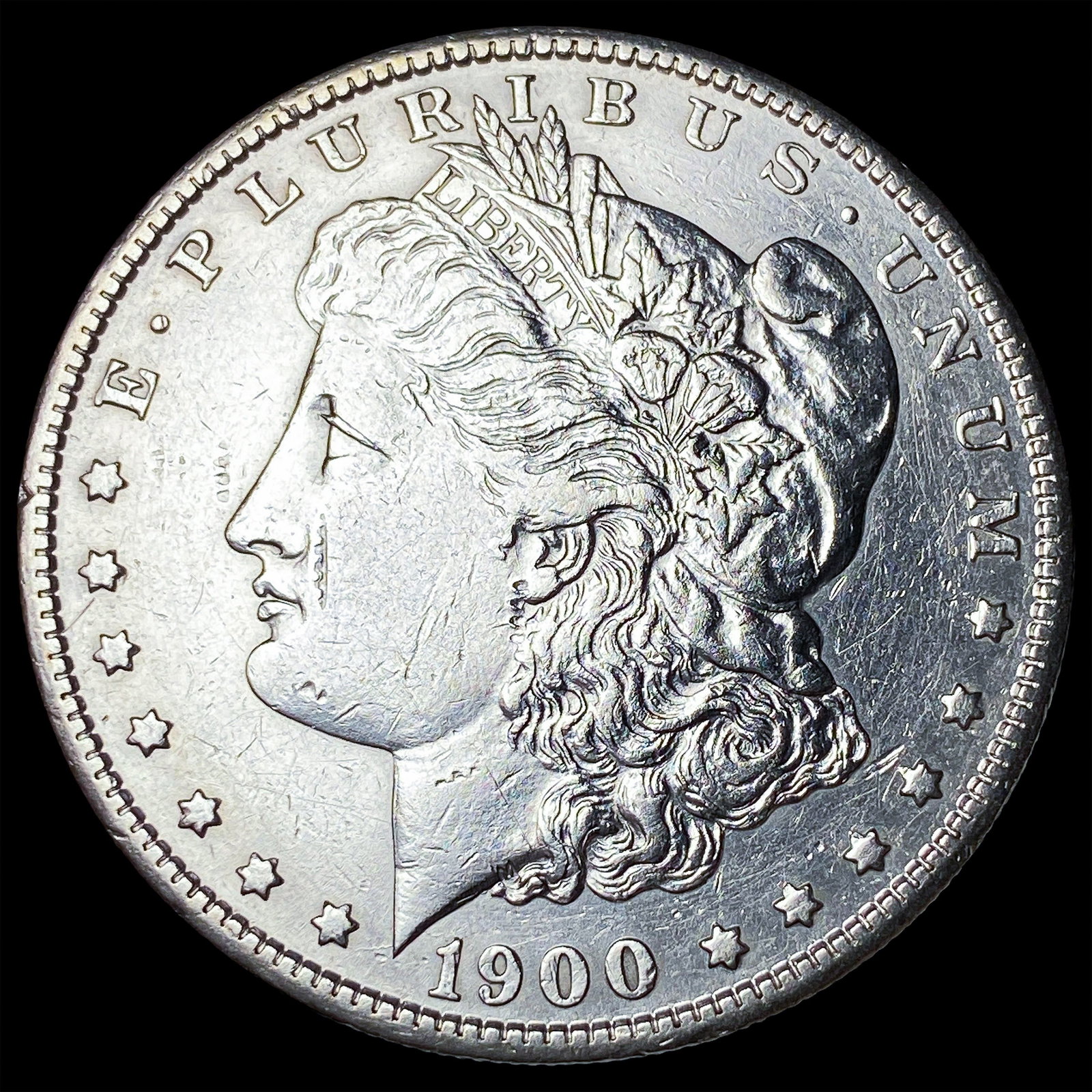 1900-S Silver Morgan Dollar CLOSELY UNCIRCULATED: 1900-S Silver Morgan Dollar CLOSELY UNCIRCULATED
