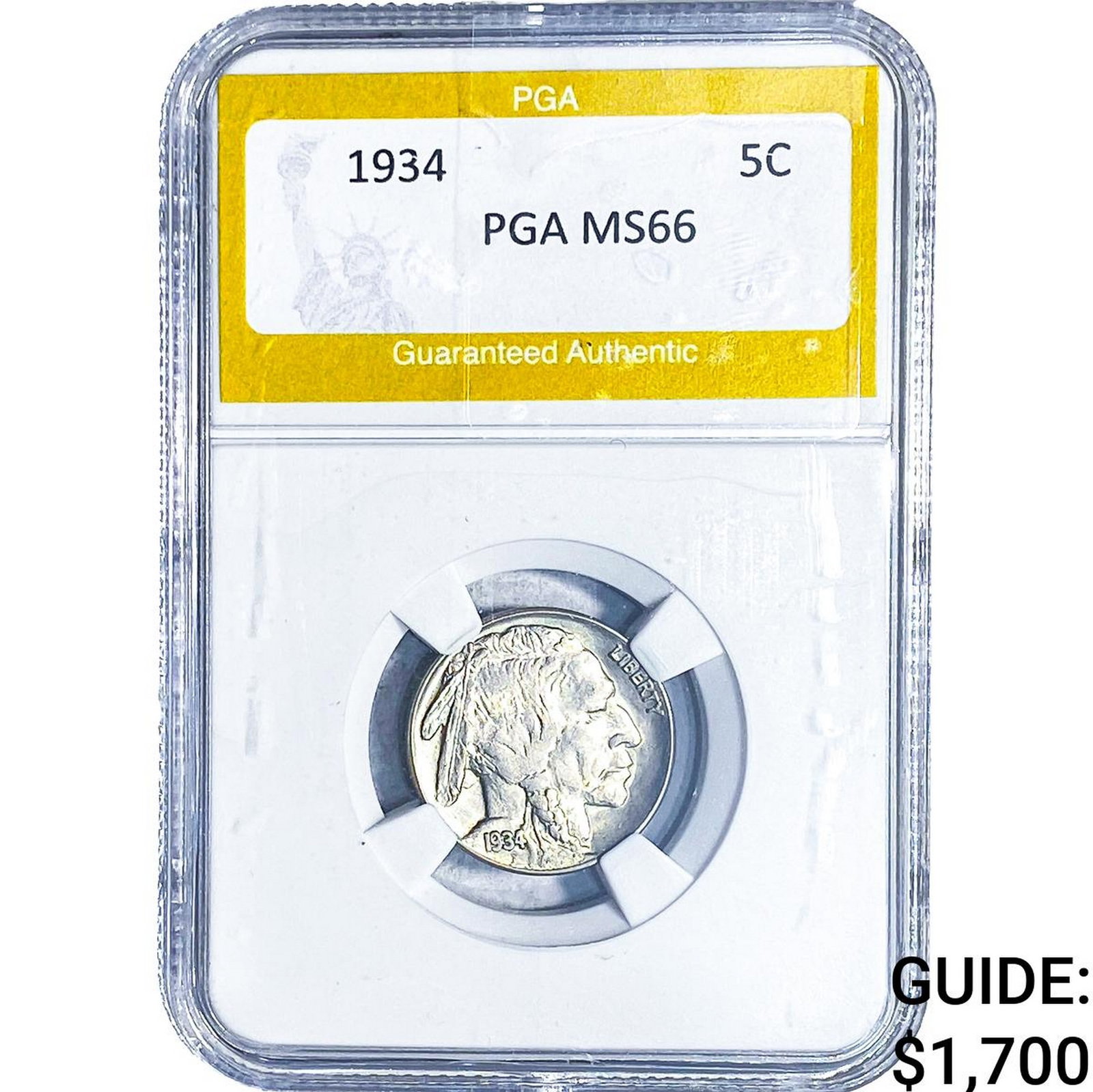 1934 Buffalo Nickel PGA MS66 (1 of 2)