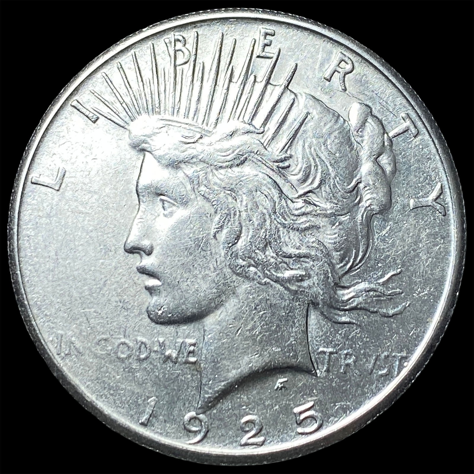 1925-S Silver Peace Dollar CLOSELY UNCIRCULATED: 1925-S Silver Peace Dollar CLOSELY UNCIRCULATED