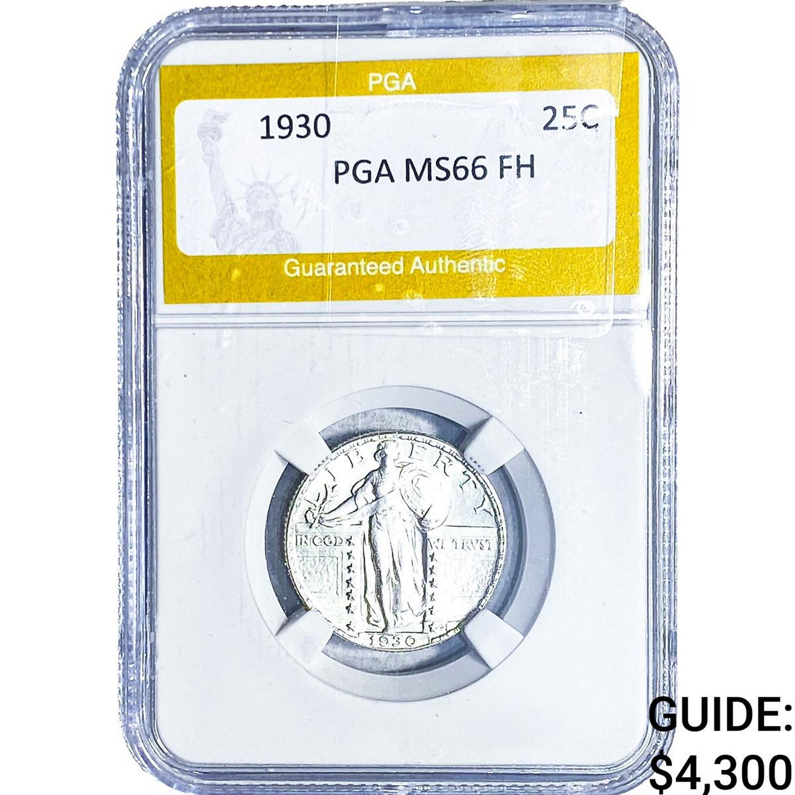 1930 Standing Liberty Quarter PGA MS66 FH (1 of 2)