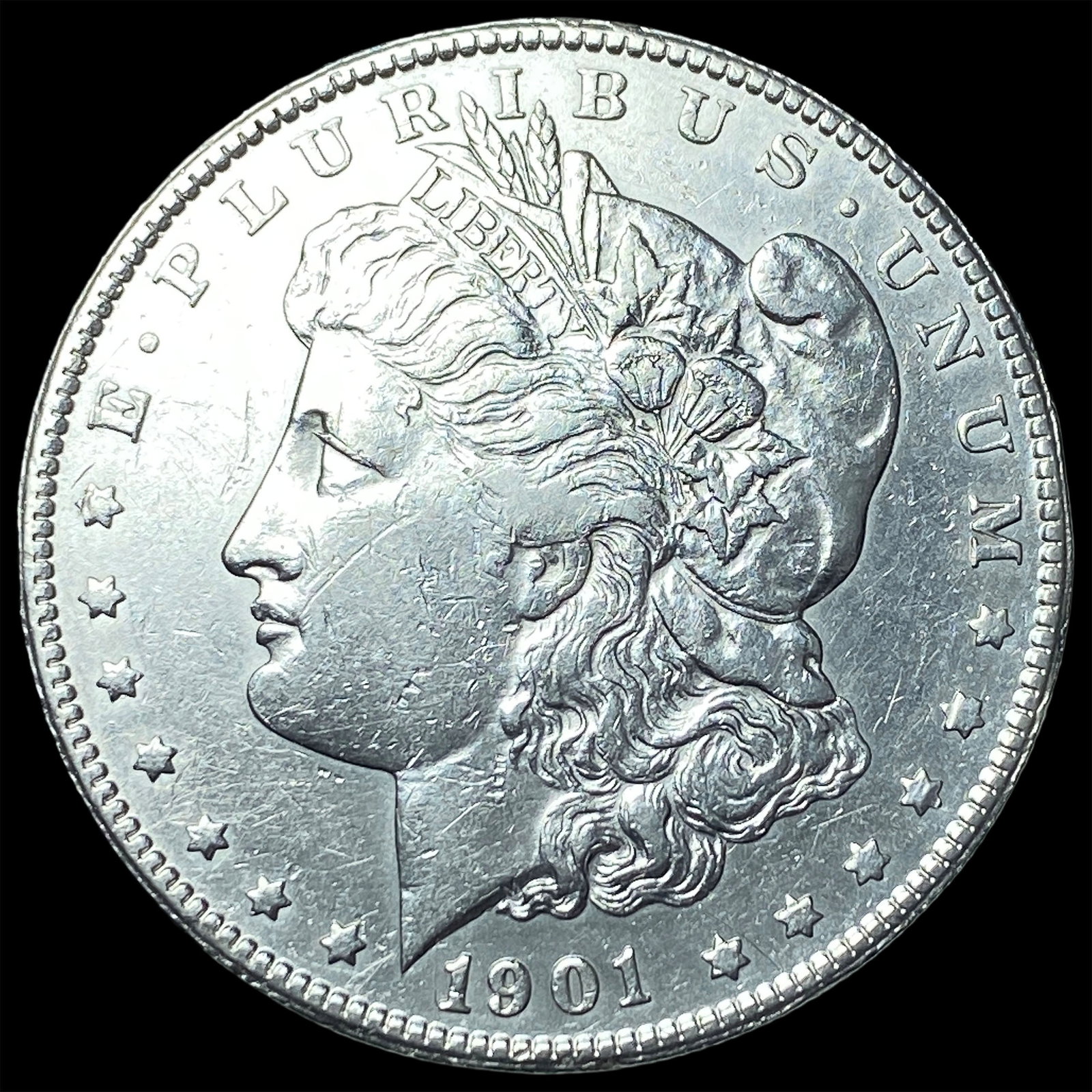 1901-S Silver Morgan Dollar CLOSELY UNCIRCULATED: 1901-S Silver Morgan Dollar CLOSELY UNCIRCULATED