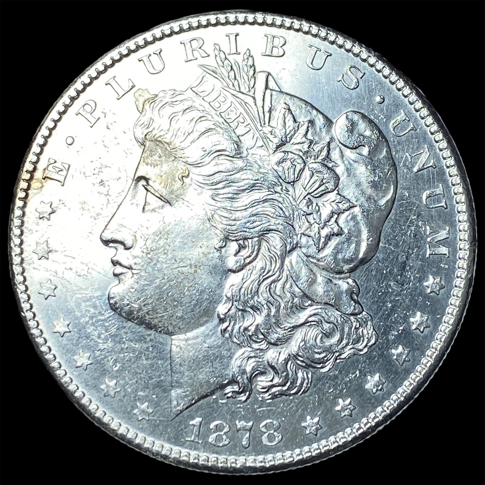 1878-S Silver Morgan Dollar UNCIRCULATED: 1878-S Silver Morgan Dollar UNCIRCULATED