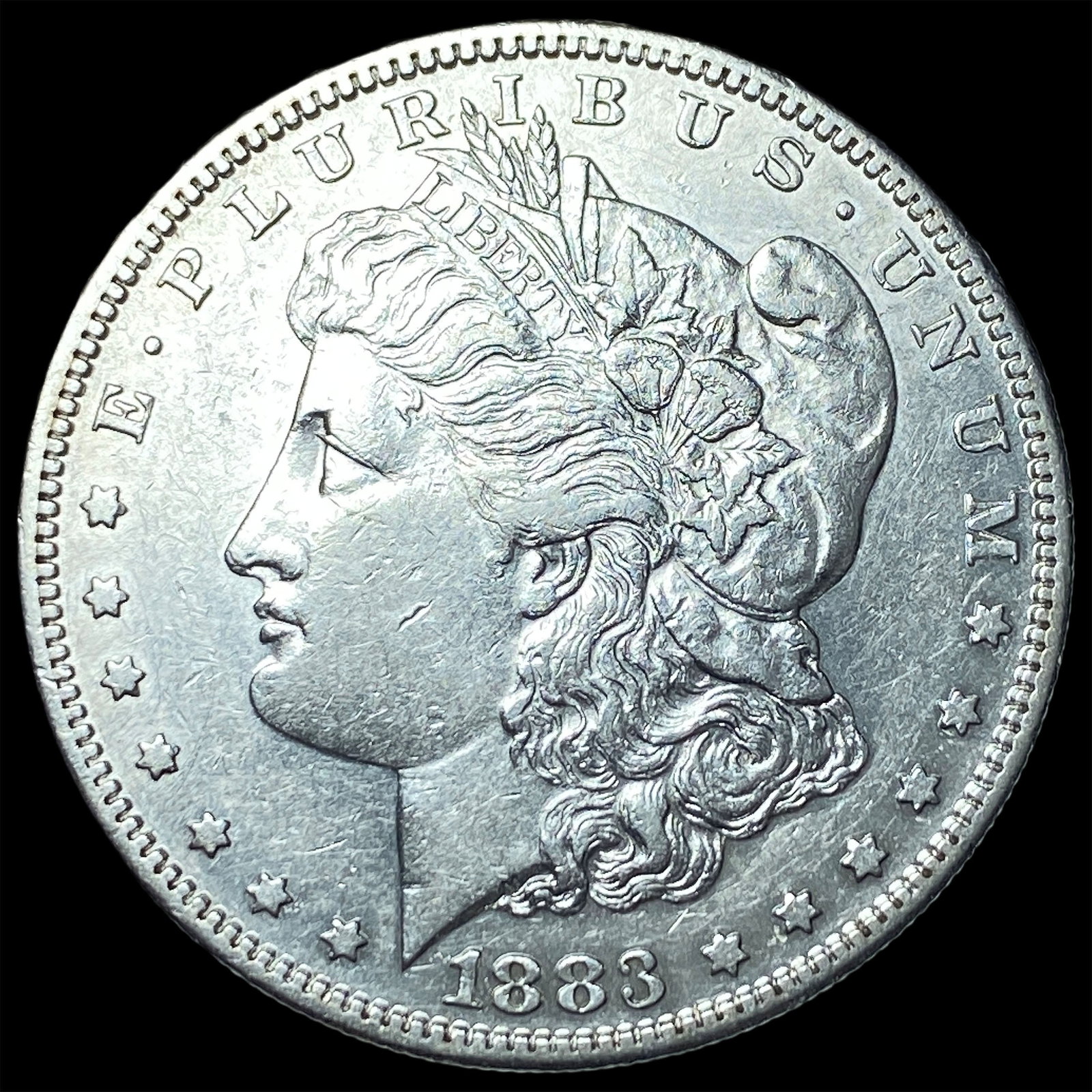 1883-S Silver Morgan Dollar CLOSELY UNCIRCULATED: 1883-S Silver Morgan Dollar CLOSELY UNCIRCULATED