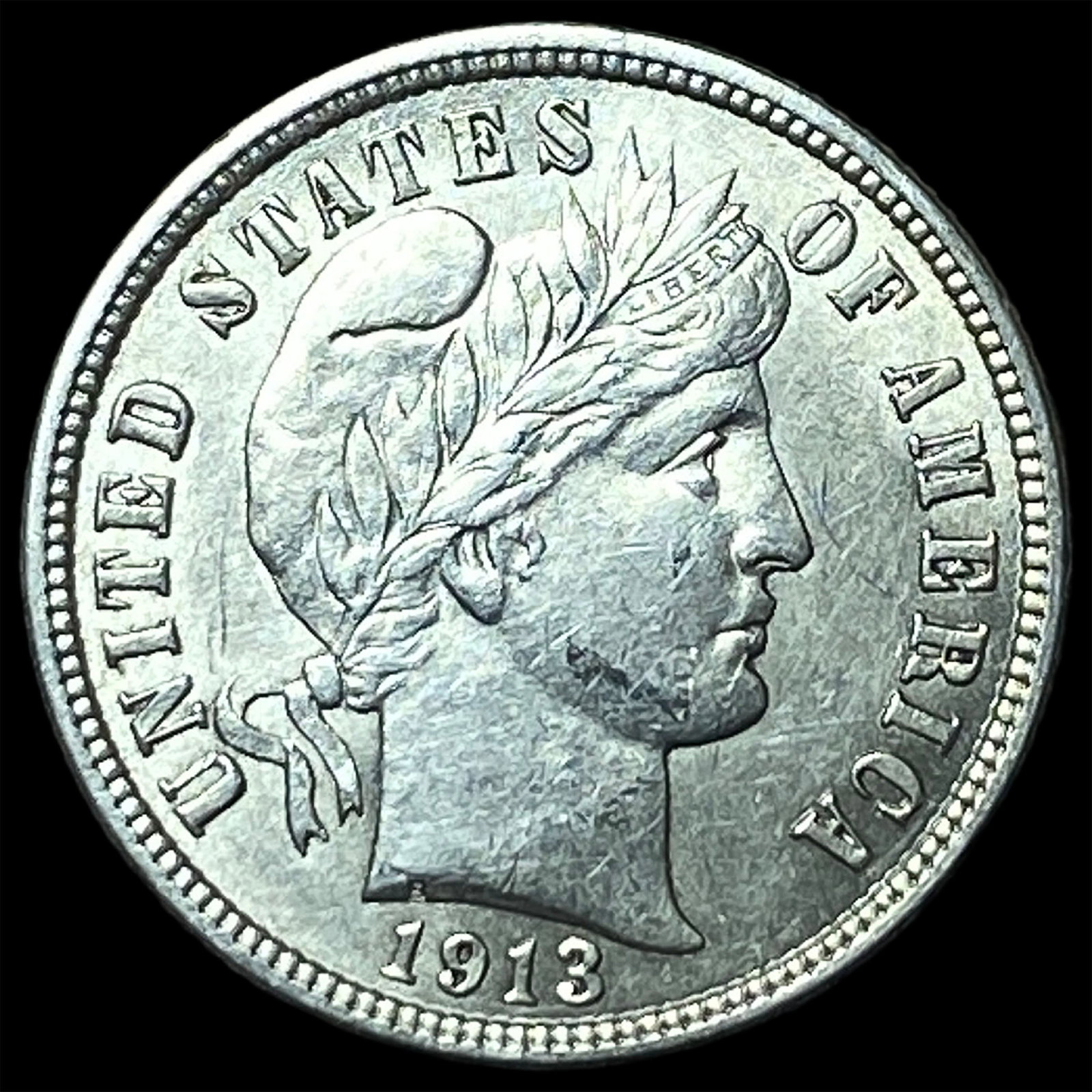 1913 Barber Dime UNCIRCULATED: 1913 Barber Dime UNCIRCULATED