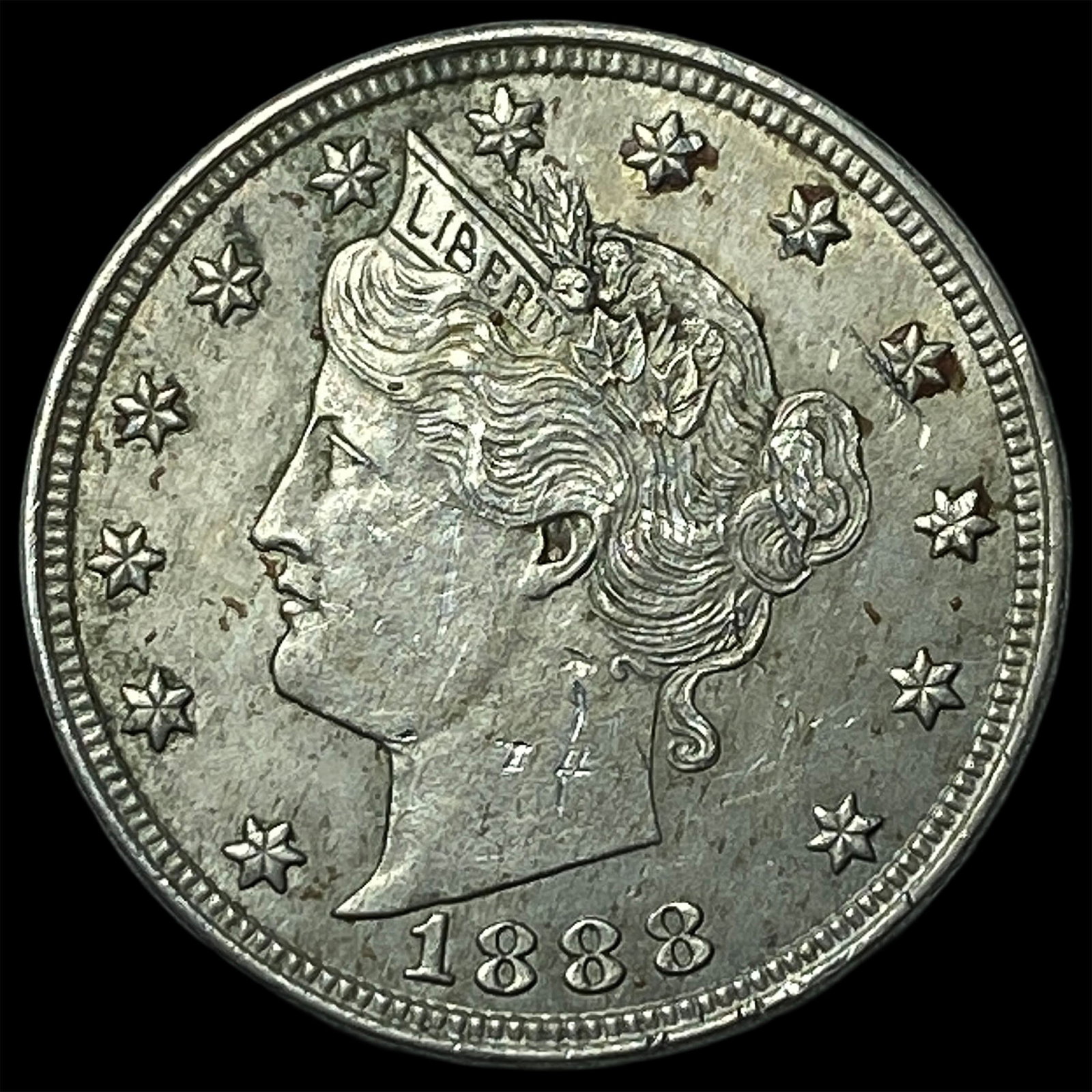 1888 Liberty Head Nickel CLOSELY UNCIRCULATED (1 of 2)