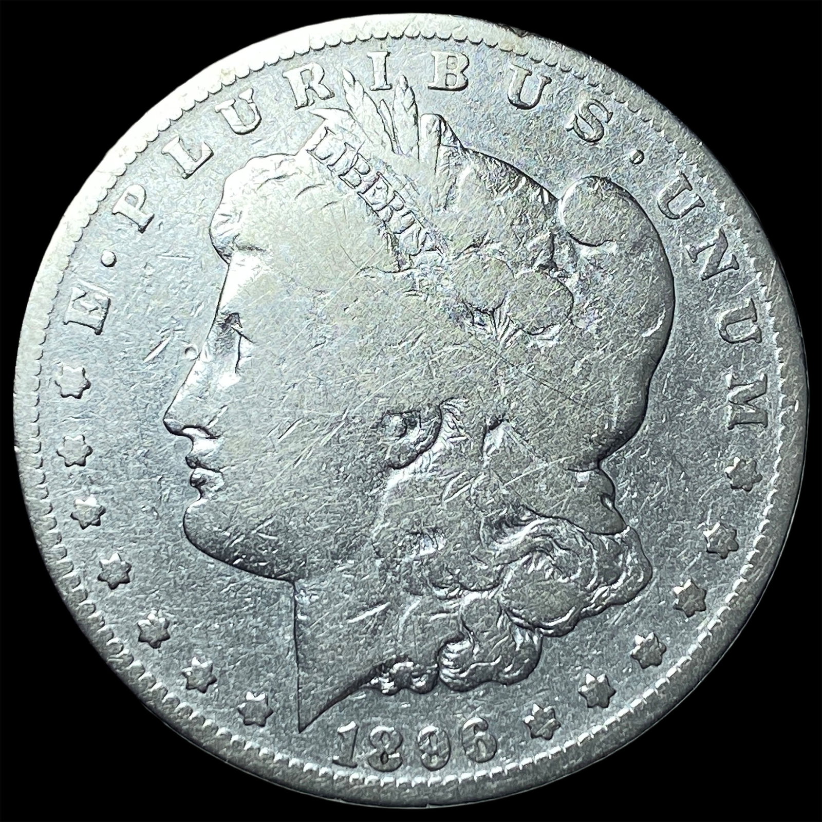 1896-S Morgan Silver Dollar NICELY CIRCULATED: 1896-S Morgan Silver Dollar NICELY CIRCULATED