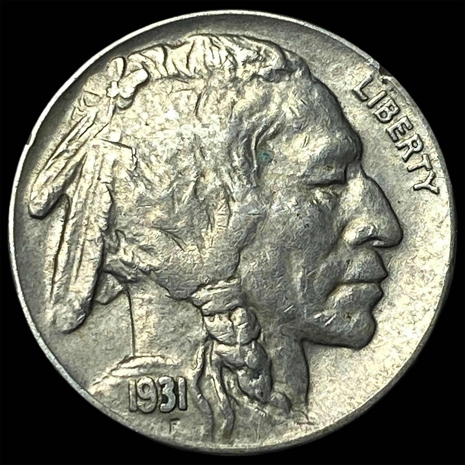 1931-S Buffalo Nickel CLOSELY UNCIRCULATED: 1931-S Buffalo Nickel CLOSELY UNCIRCULATED