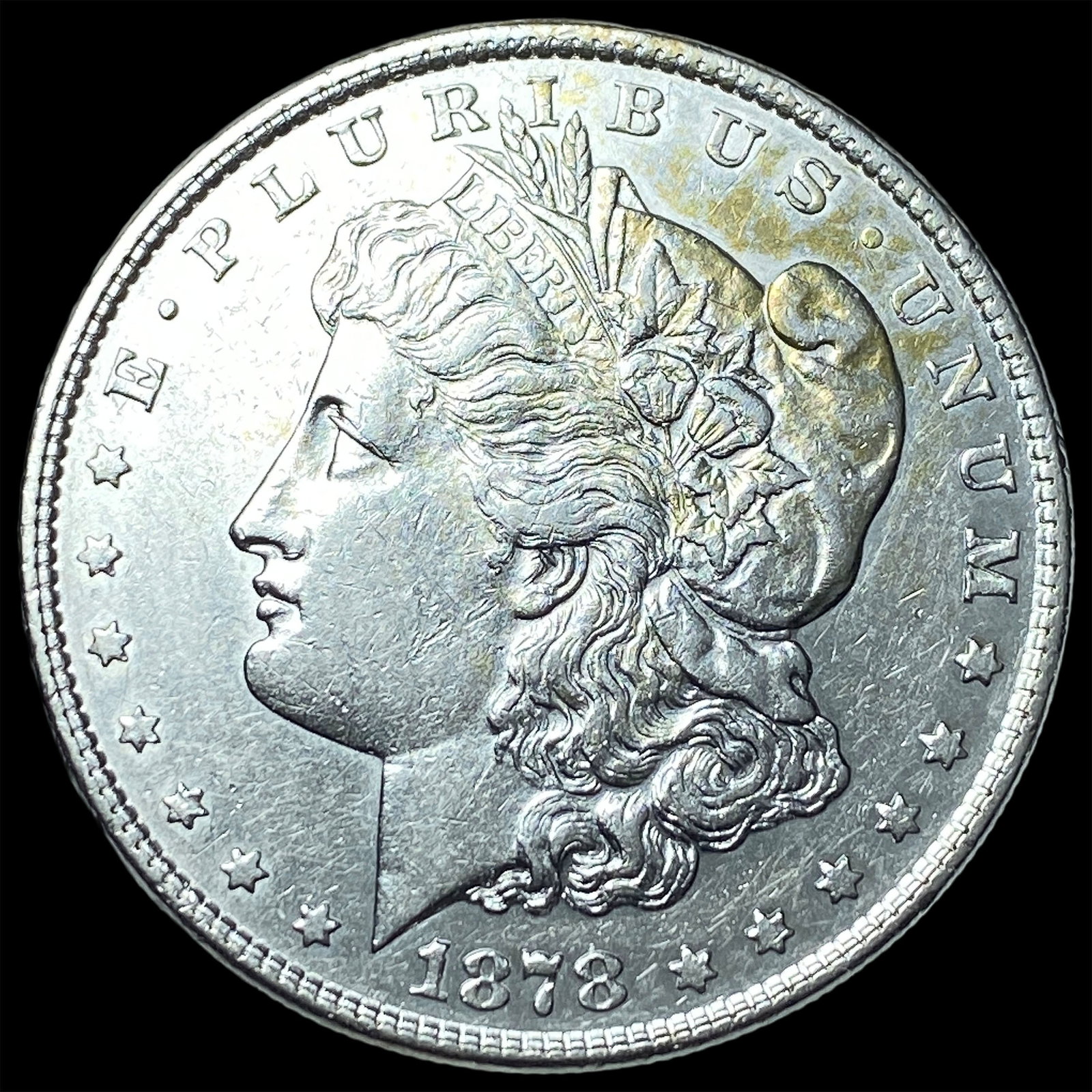 1878 Silver Morgan Dollar CLOSELY UNCIRCULATED: 1878 Silver Morgan Dollar CLOSELY UNCIRCULATED