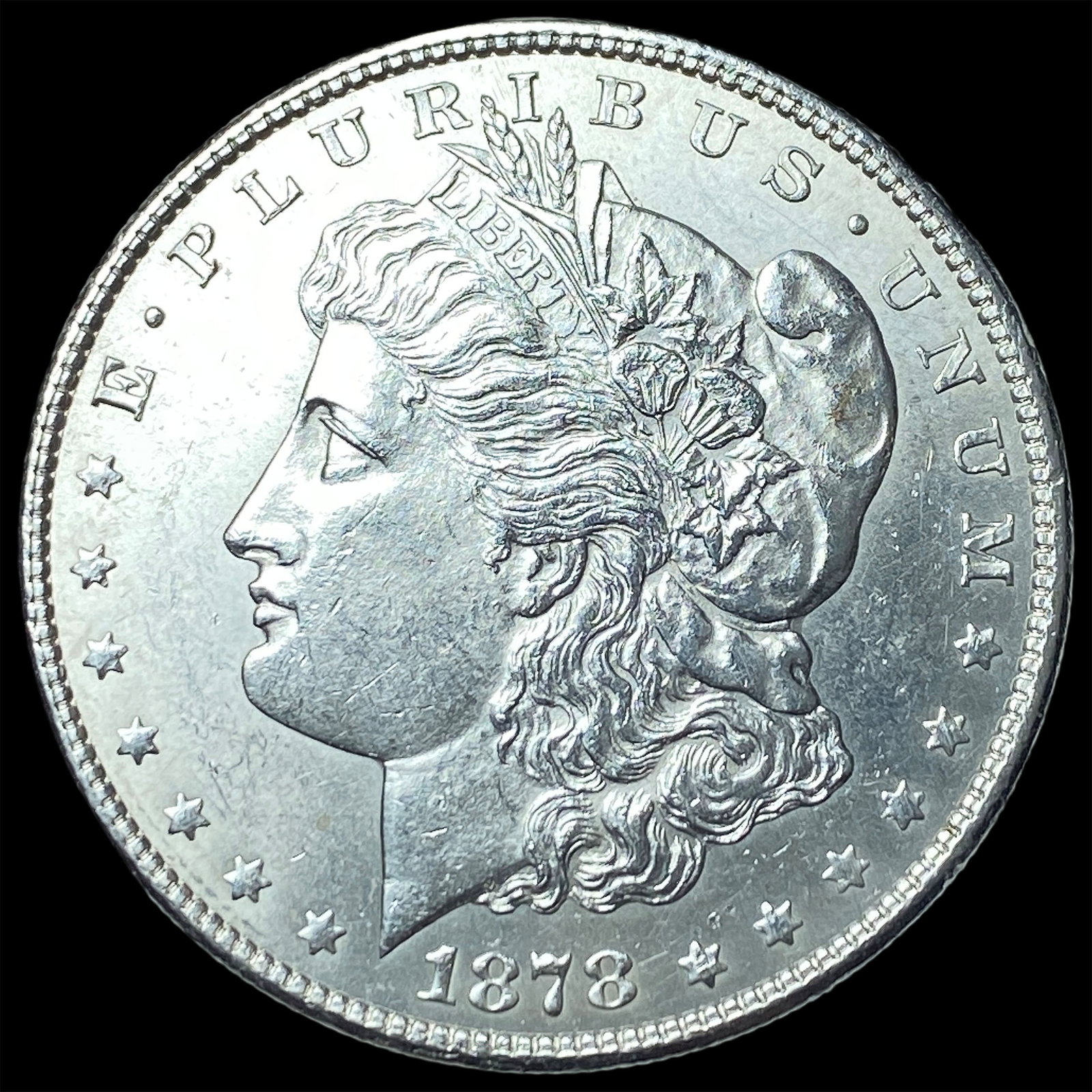 1878-S Silver Morgan Dollar UNCIRCULATED: 1878-S Silver Morgan Dollar UNCIRCULATED