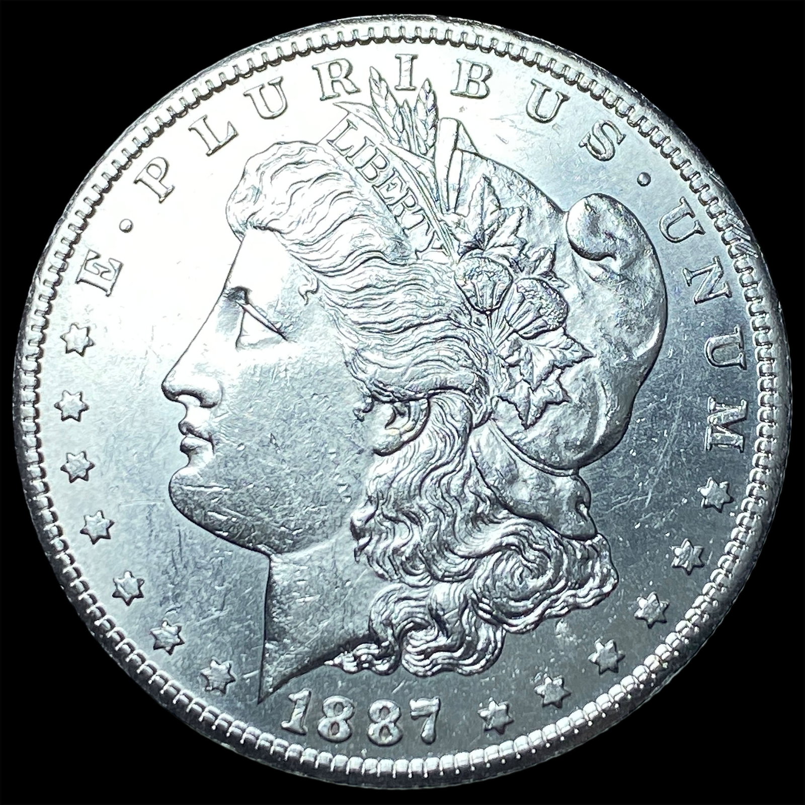 1887 Silver Morgan Dollar UNCIRCULATED: 1887 Silver Morgan Dollar UNCIRCULATED