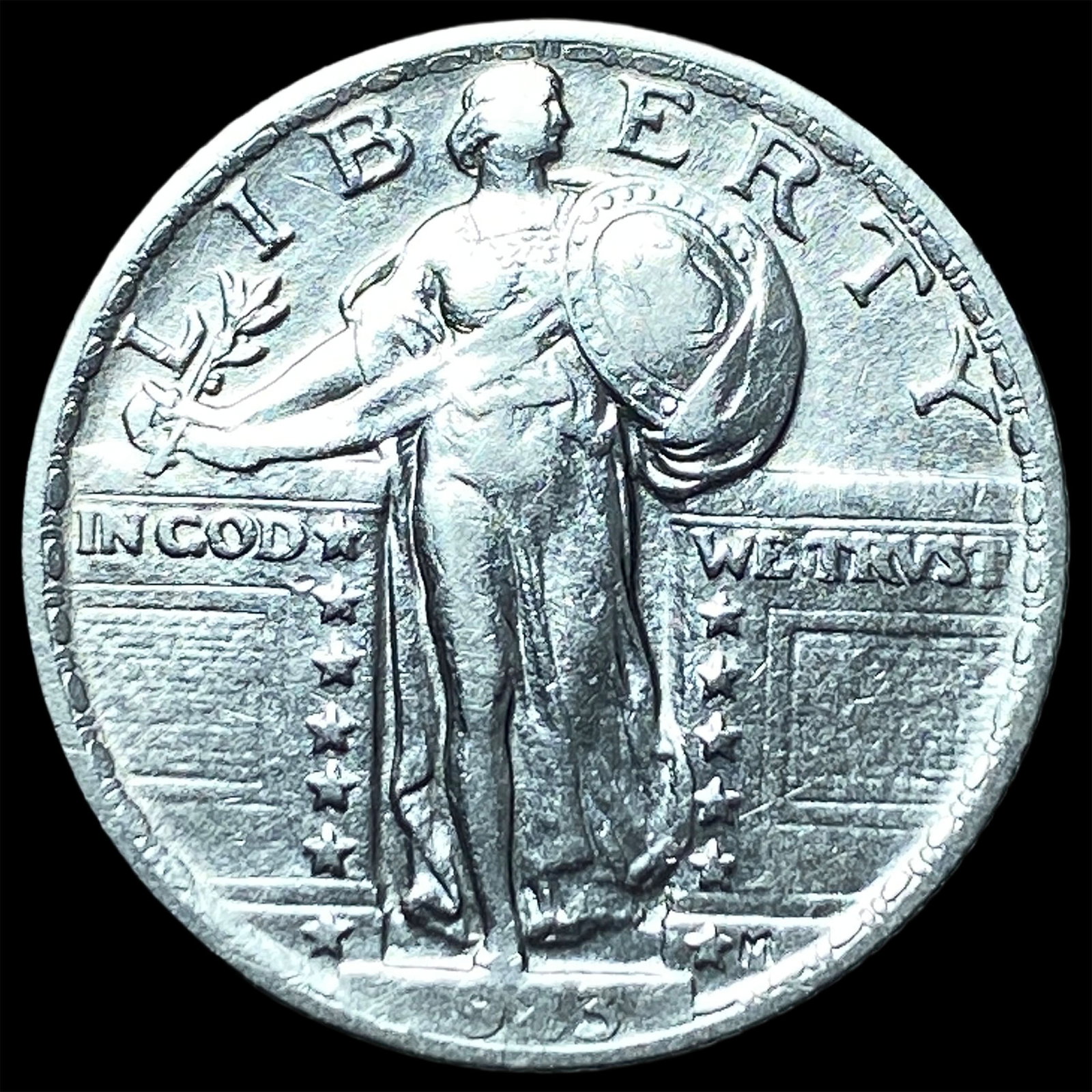 1925 Standing Liberty Quarter CLOSELY UNCIRCULATED: 1925 Standing Liberty Quarter CLOSELY UNCIRCULATED