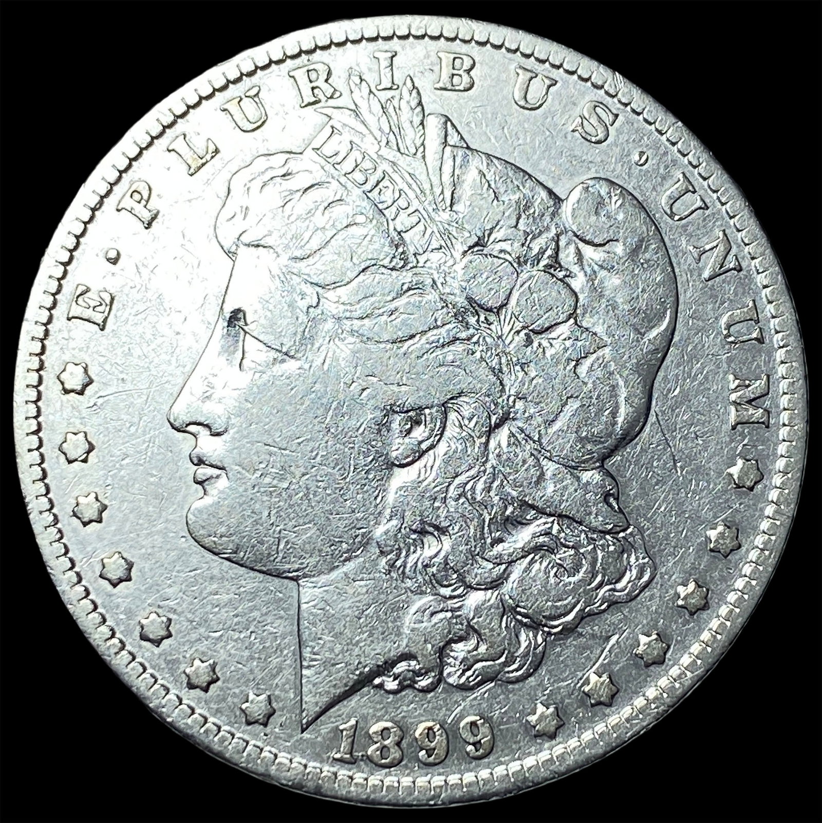 1899-S Silver Morgan Dollar LIGHTLY CIRCULATED: 1899-S Silver Morgan Dollar LIGHTLY CIRCULATED