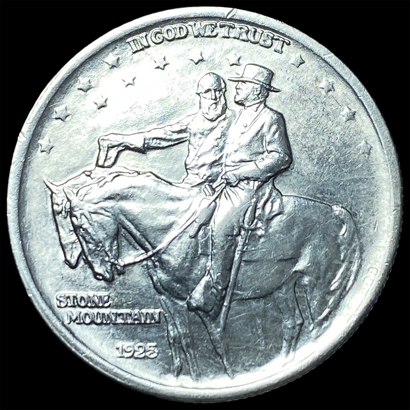1925 Silver Half Dollar Stone Mountain CLOSELY UNCIRCULATED (1 of 2)