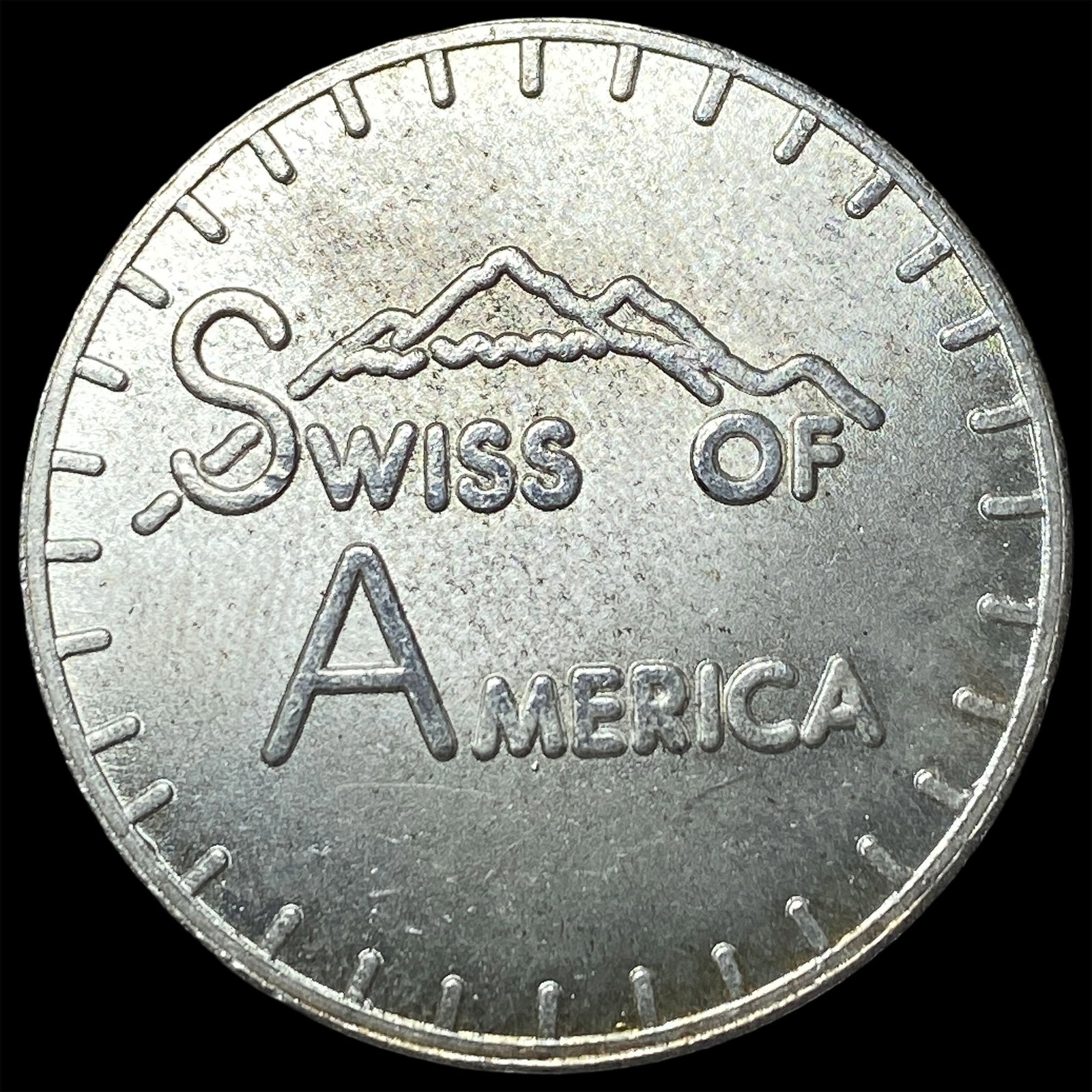 1974 Draper Mint 1 oz Silver Round SUPERB GEM BU: 1974 Draper Mint 1 oz Silver Round SUPERB GEM BU