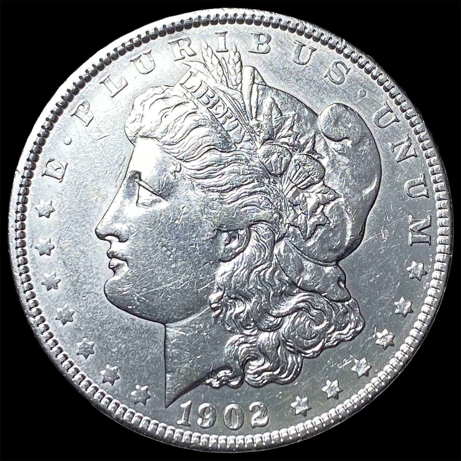 1902 Morgan Silver Dollar CLOSELY UNCIRCULATED: 1902 Morgan Silver Dollar CLOSELY UNCIRCULATED